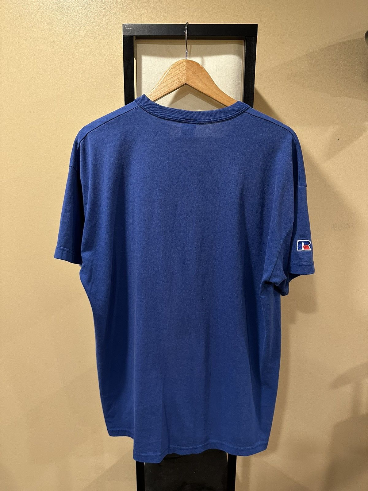 MLB × Russell Athletic × Vintage Vintage Phillies Russel Athletic Blue Quarter Button Up Tee Size US XL / EU 56 / 4 - 3 Thumbnail