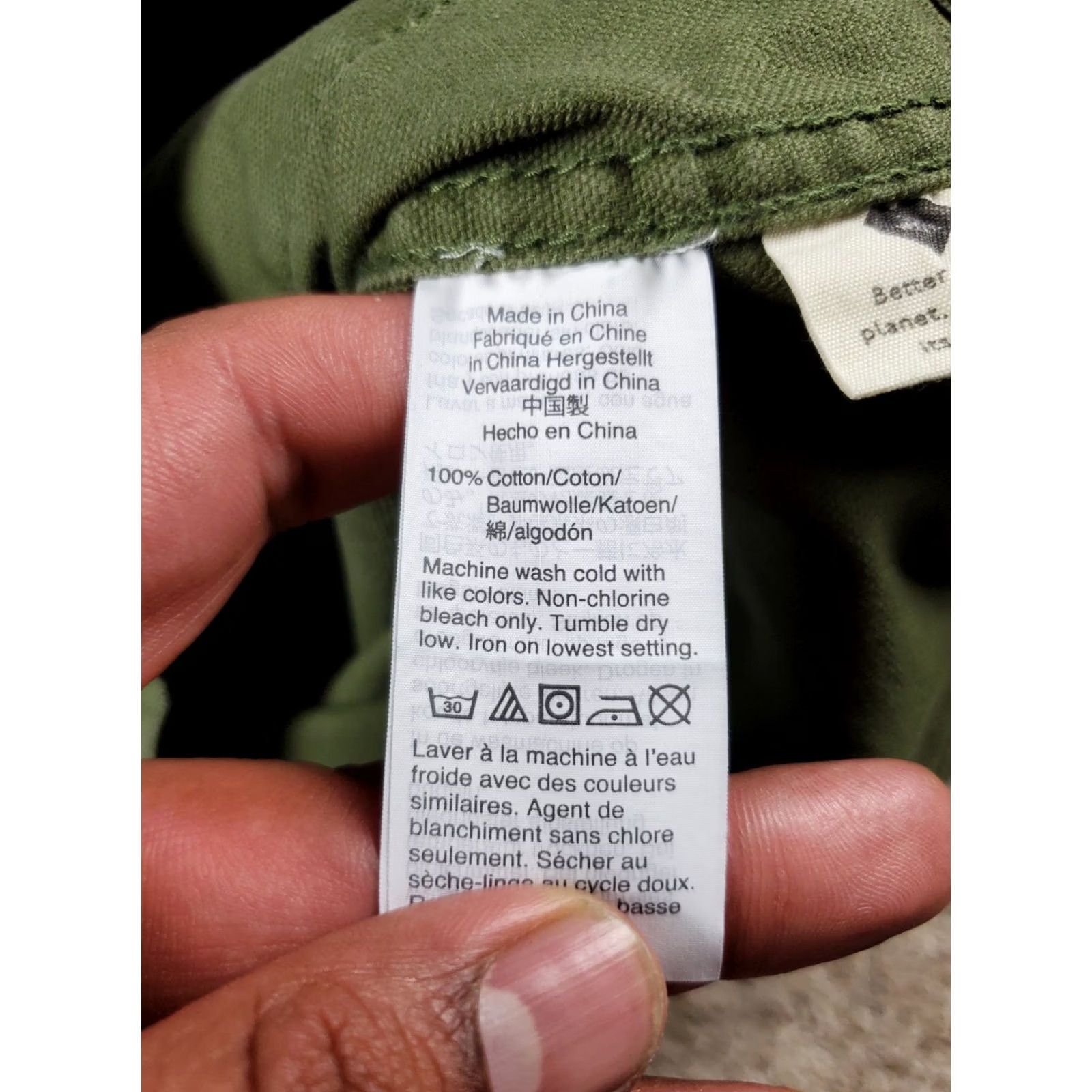 Madewell Madewell Military Jacket XS Womens Green Full Zip Canvas Pockets Army Jacket Size XS / US 0-2 / IT 36-38 - 5 Thumbnail
