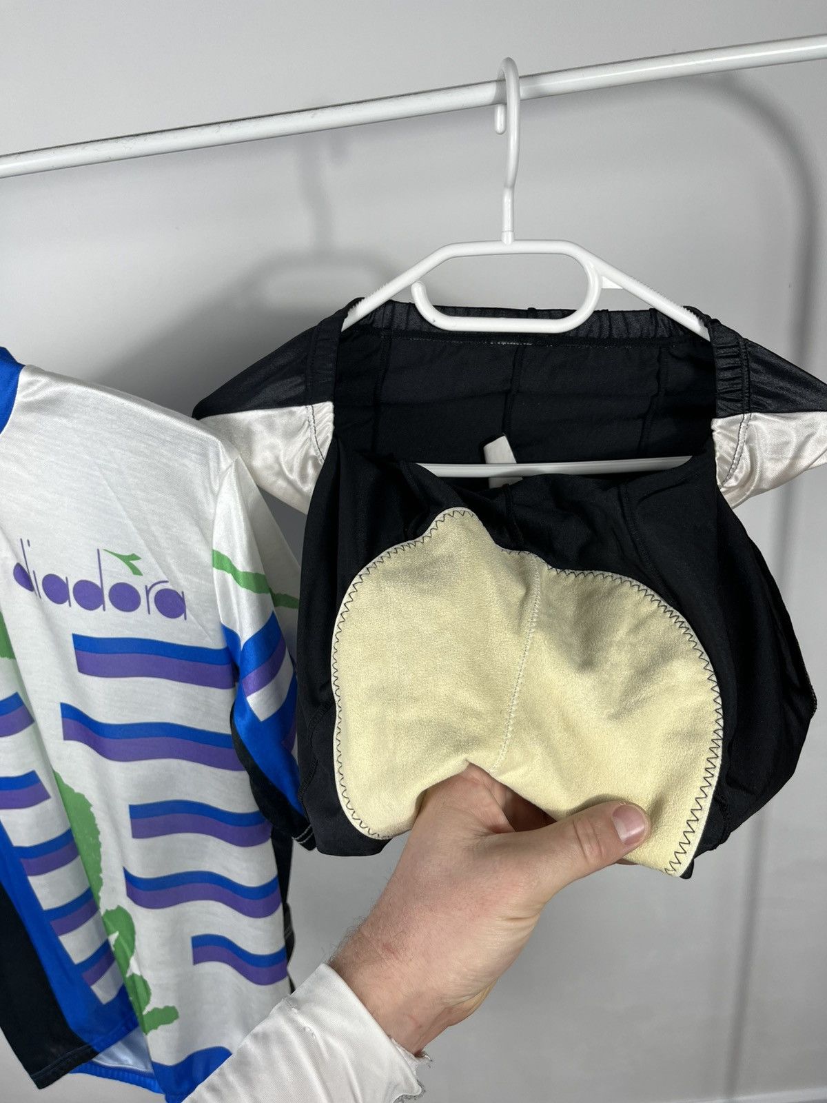 Diadora Diadora Vintage Cycling Jersey Shorts Set L Size US L / EU 52-54 / 3 - 12 Thumbnail