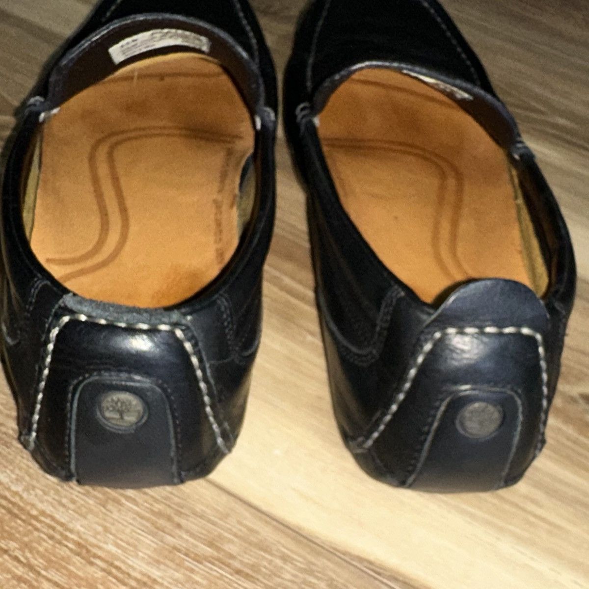 Timberland Timberland Leather Driving Slip On Style Loafers, Black, 9.5 Size US 9.5 / EU 42-43 - 6 Thumbnail