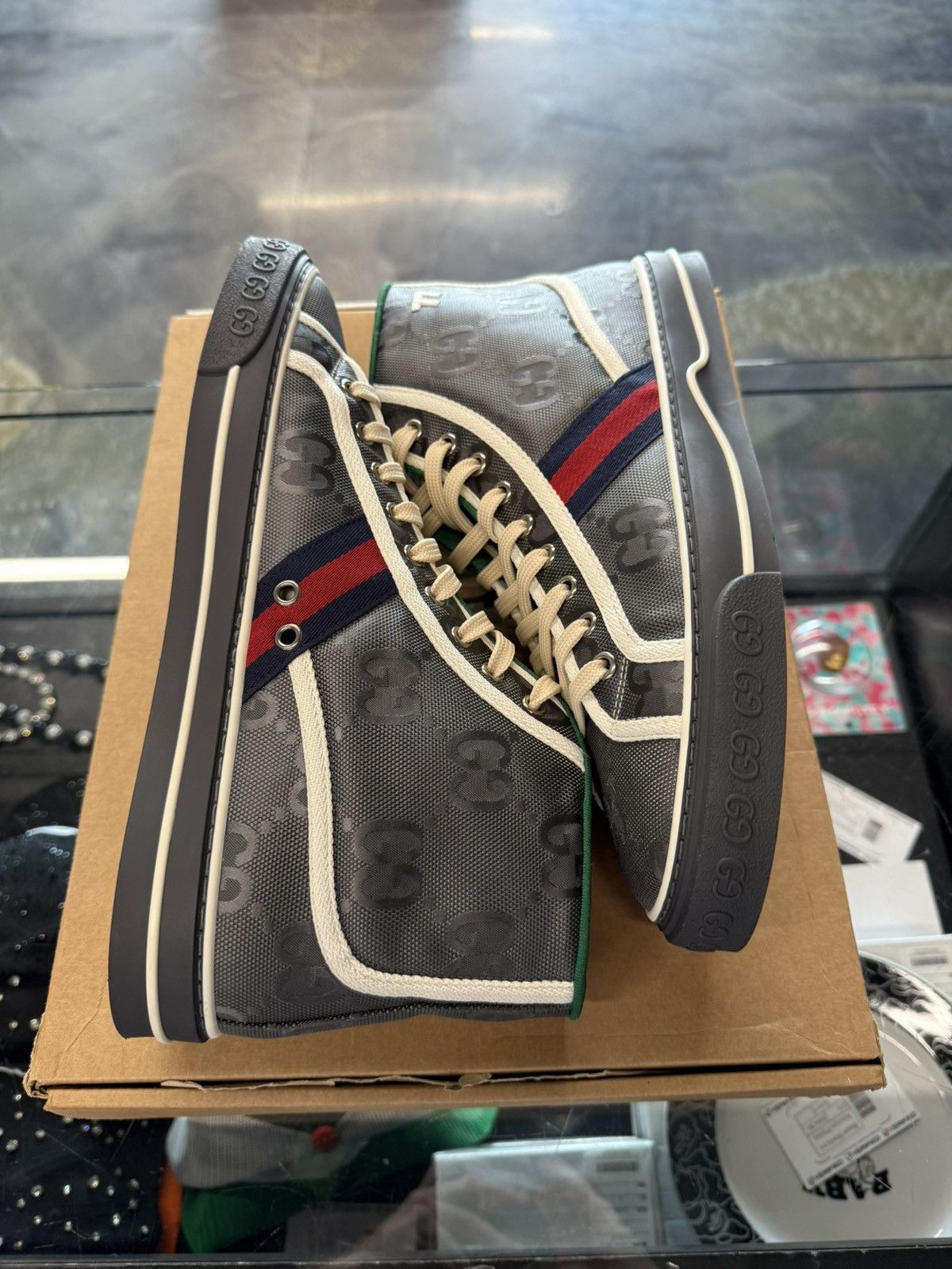Gucci Gucci Off The Grid High Dark Grey Size US 10 / EU 43 - 4 Thumbnail