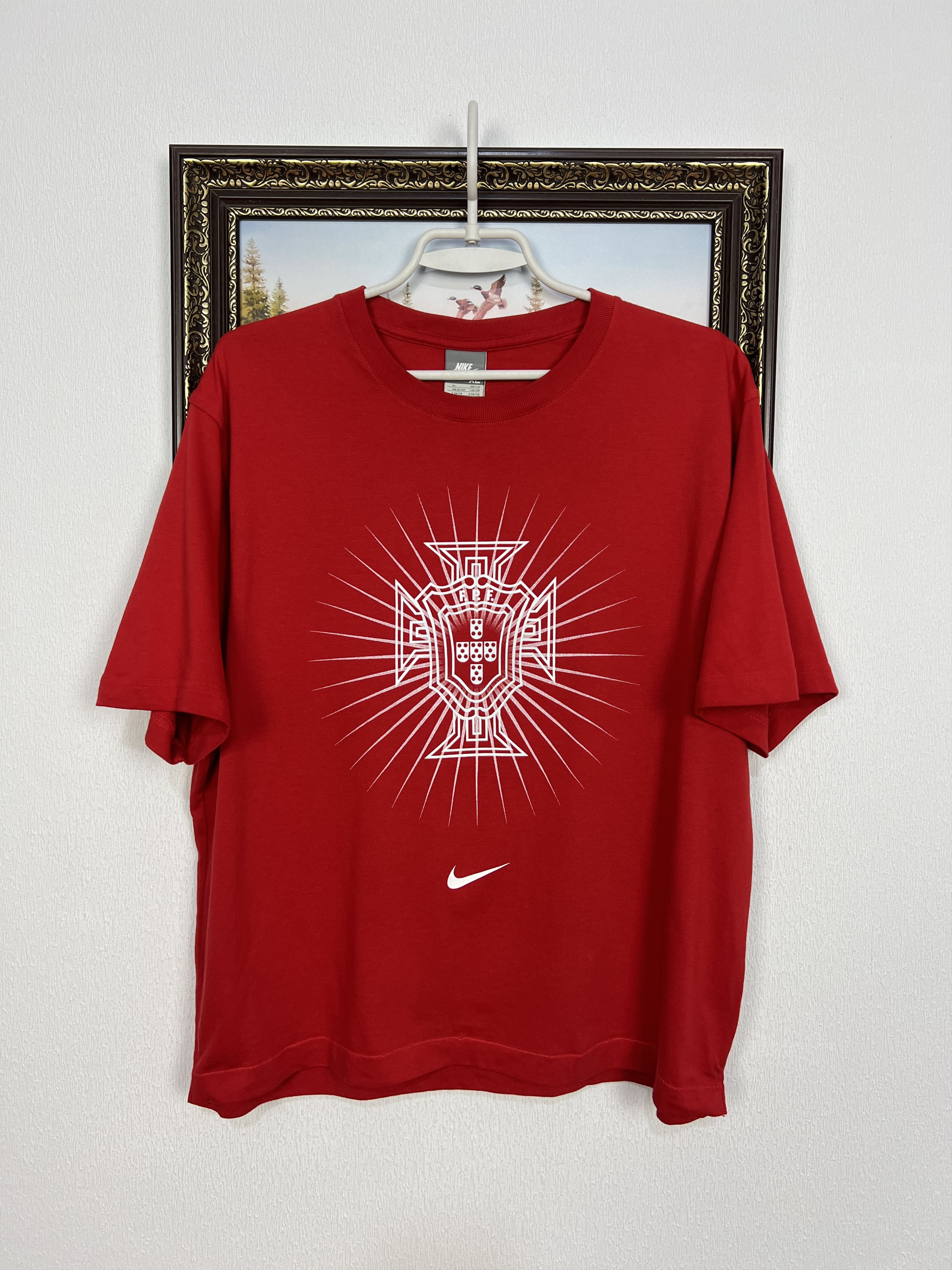 Nike Vintage Nike Portugal Football Train Shirt Soccer National Size US XL / EU 56 / 4 - 1 Thumbnail