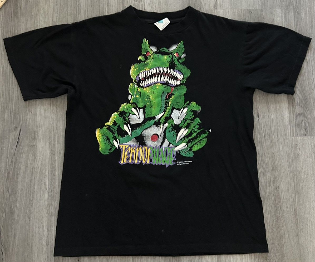 Vintage Rare Vintage 1995 Neil Gaiman Teknophage Tekno Comic T-Shirt Size US L / EU 52-54 / 3 - 1 Thumbnail