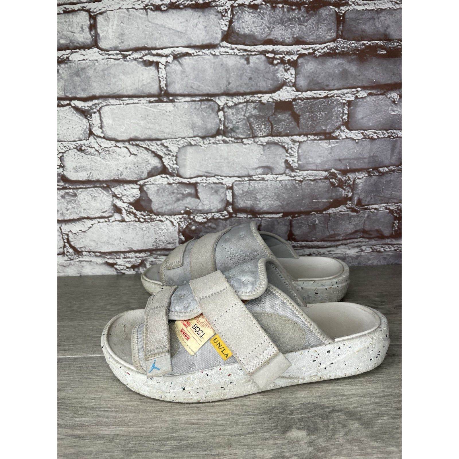 Jordan Brand Air Jordan Crater SP Union LA Grey Slide Strap Sandals Men 7 Size US 7 / EU 40 - 1 Thumbnail