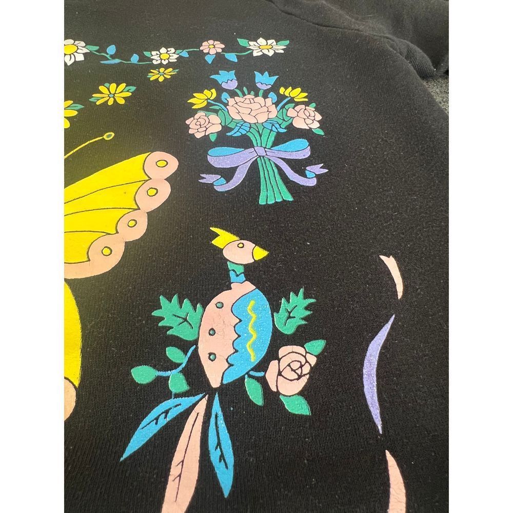 Jerzees JERZEES butterfly peacock sweatshirt Made in USA Size M / US 6-8 / IT 42-44 - 5 Thumbnail
