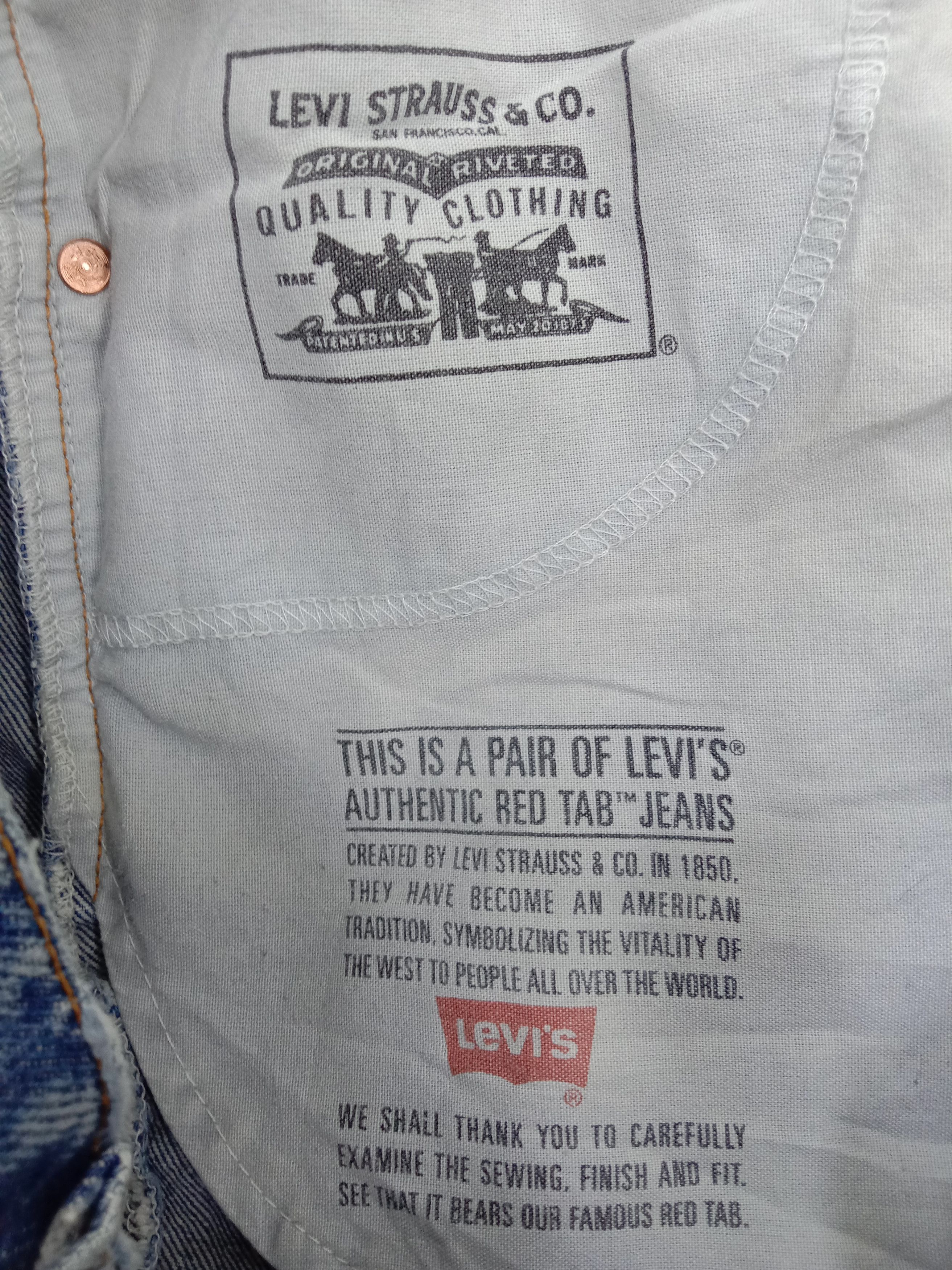 Levi's Vintage Levi's 550 Relaxed Fit Jeans Size US 33 - 11 Thumbnail