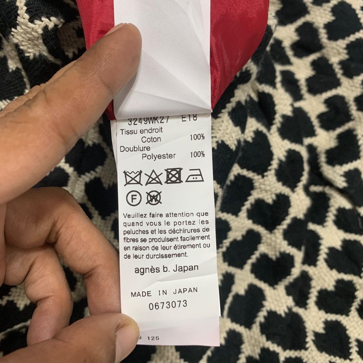 agnes b. Agnes B Love Polka Dot Skirt Size 26" / US 2 / IT 38 - 5 Thumbnail