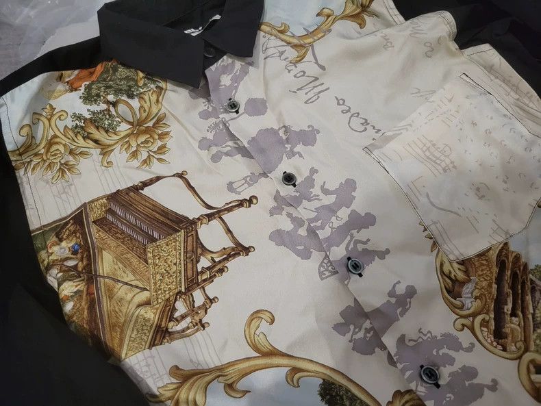 Comme des Garcons Comme Des Garcons Silk Patchwork Shirt Size M / US 6-8 / IT 42-44 - 7 Thumbnail