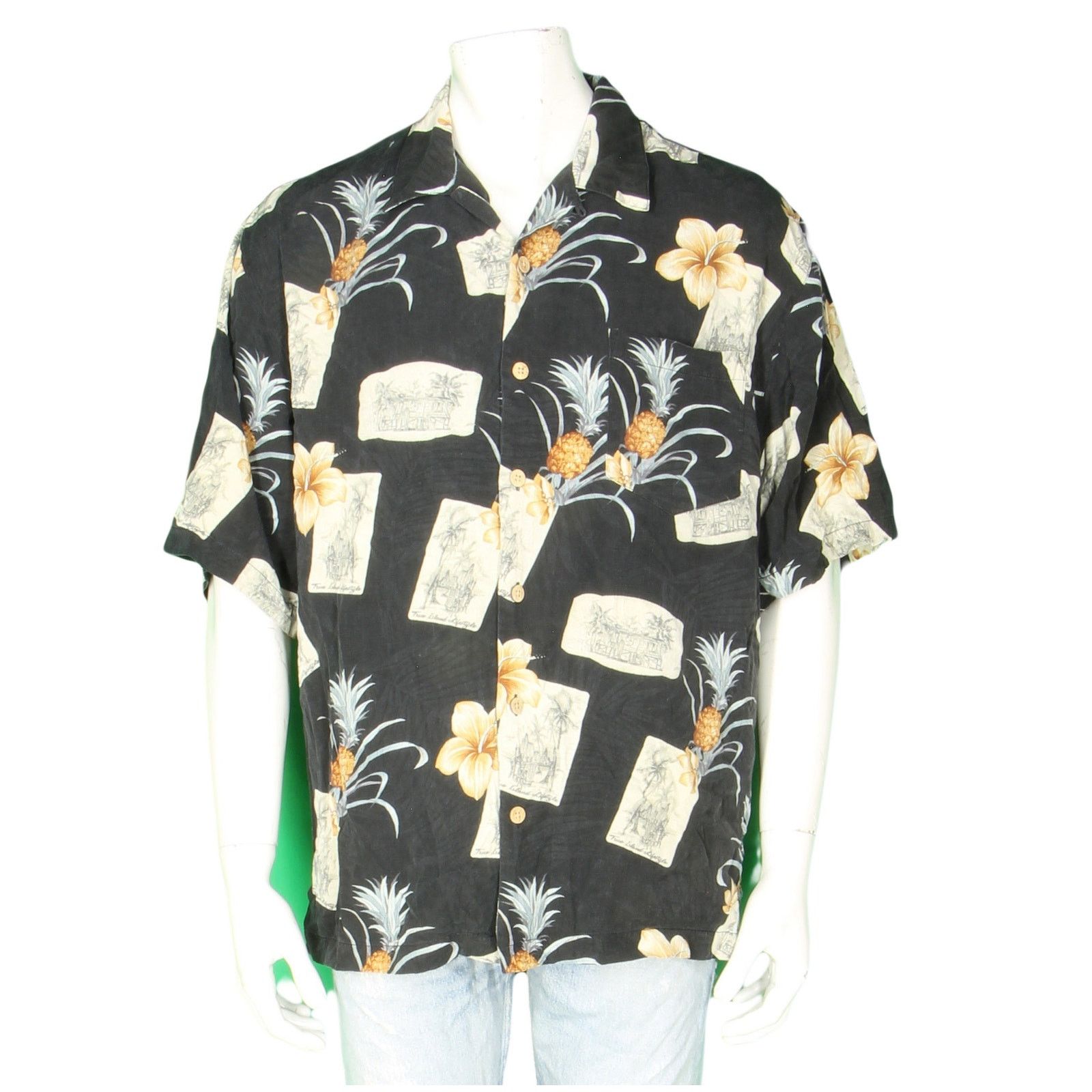 Other Jamaica Jaxx Floral Picture Card Hawaiian Aloha Shirt L Size US L / EU 52-54 / 3 - 2 Thumbnail