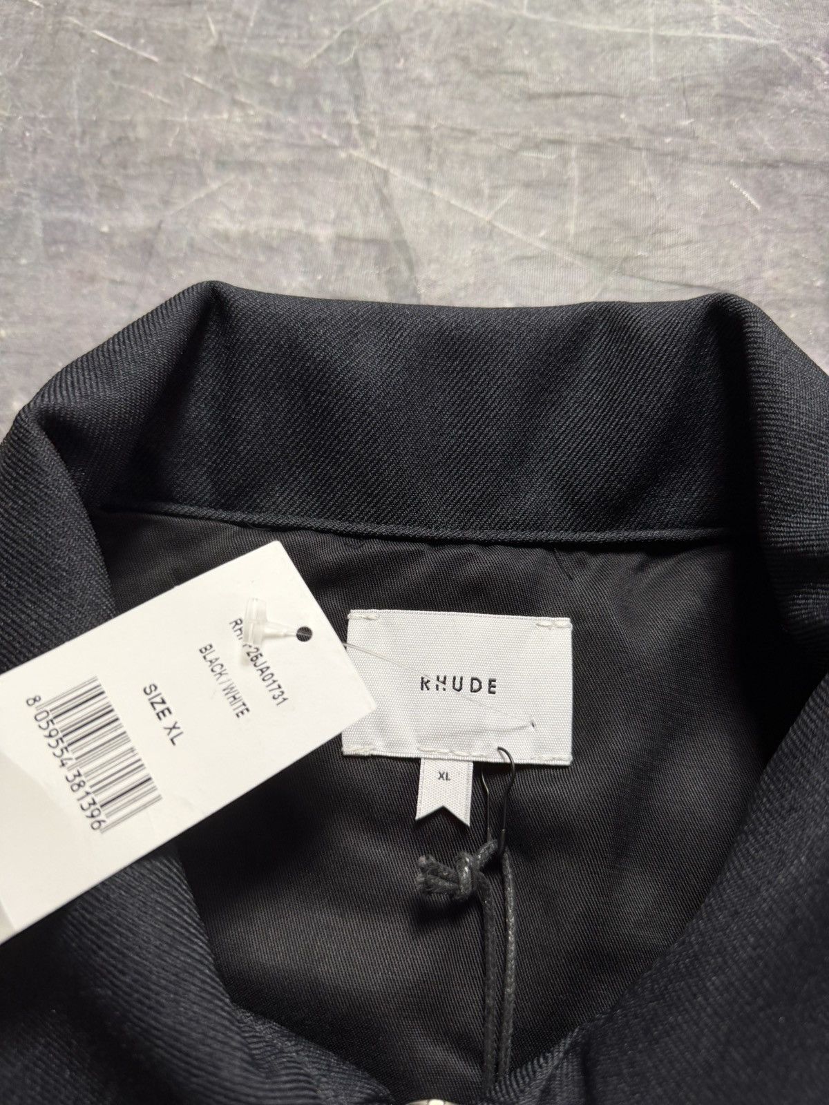 Rhude Rhude Logo Wool Work Jacket in Black Size US L / EU 52-54 / 3 - 5 Thumbnail