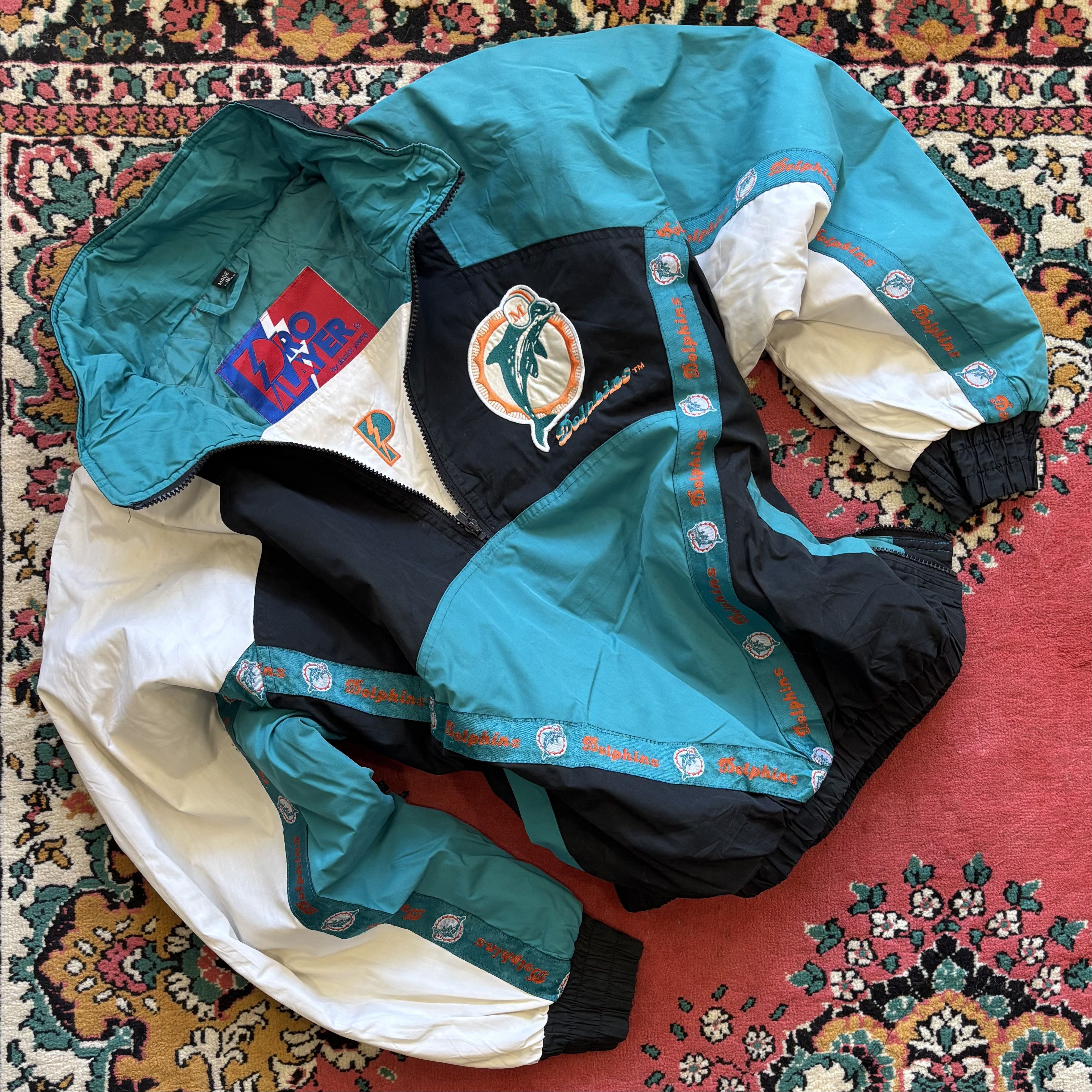 Pro Player 90's Miami Dolphins Pullover Size US L / EU 52-54 / 3 - 7 Thumbnail