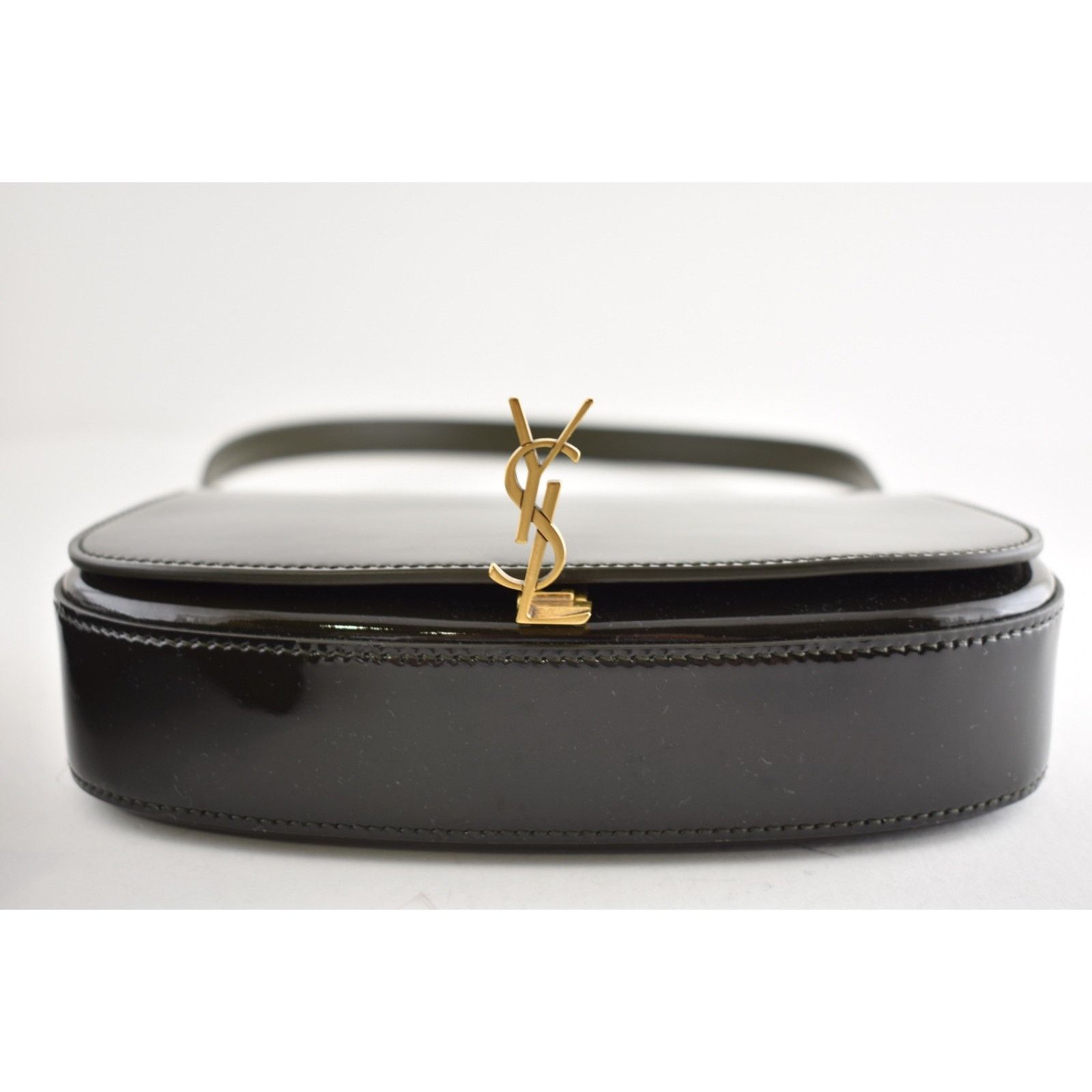 Yves Saint Laurent Saint Laurent Mini Voltaire Demi Lune YSL Shoulder Bag Green Size ONE SIZE - 15 Thumbnail