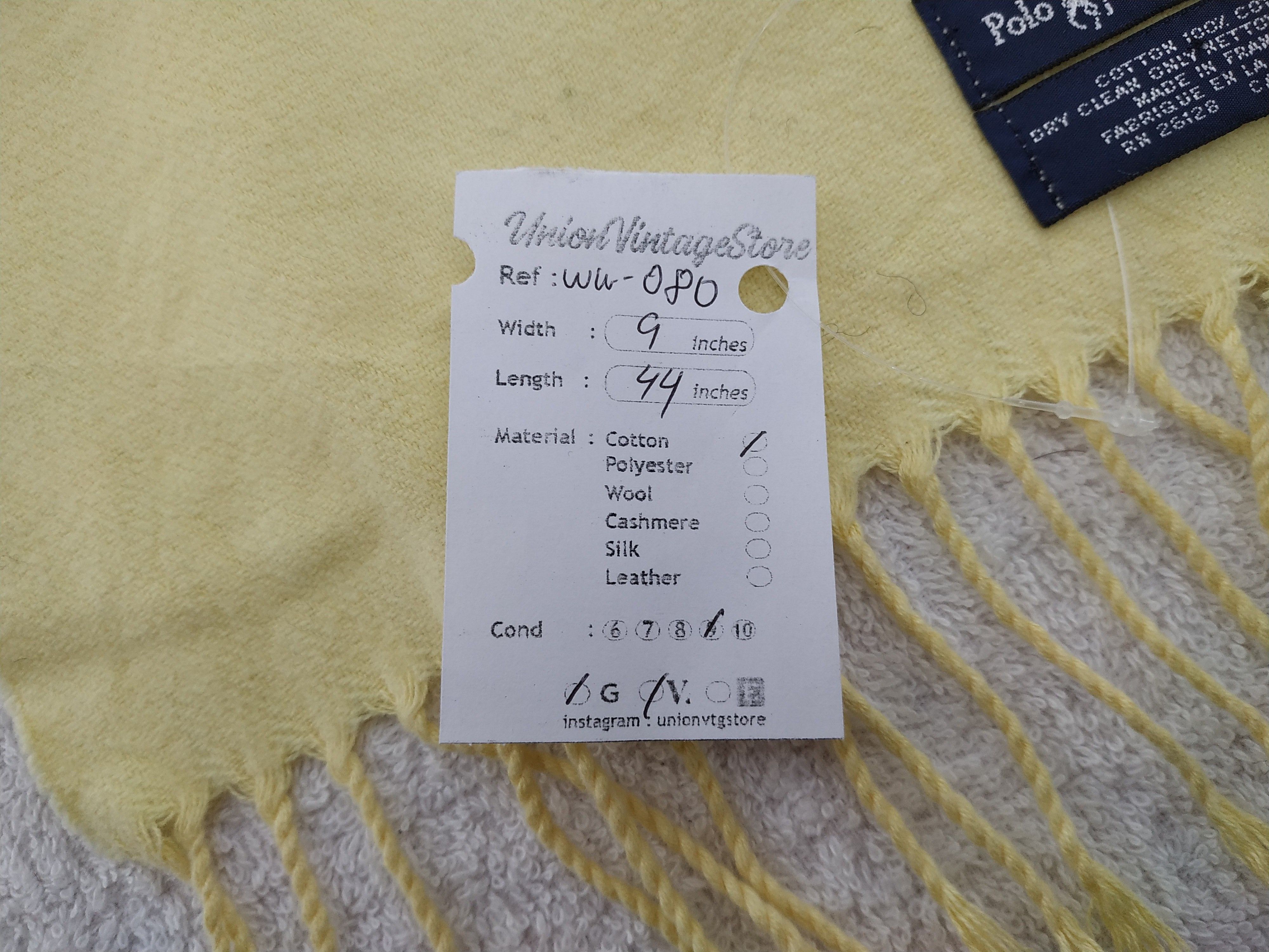 Polo Ralph Lauren × Vintage Polo Ralph Lauren Scarf / Muffler / Neckwear Size ONE SIZE - 7 Thumbnail