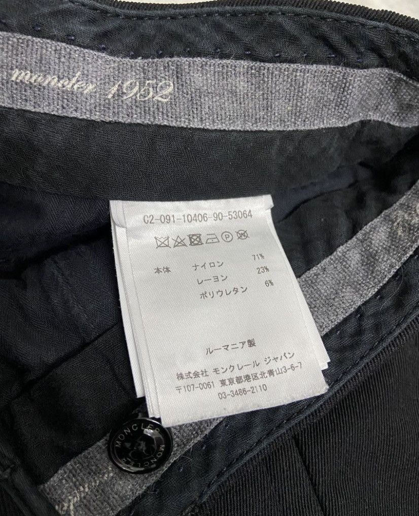 Moncler Moncler Black Classic Pantalone Pants Size 44 Size US 30 / EU 46 - 8 Thumbnail