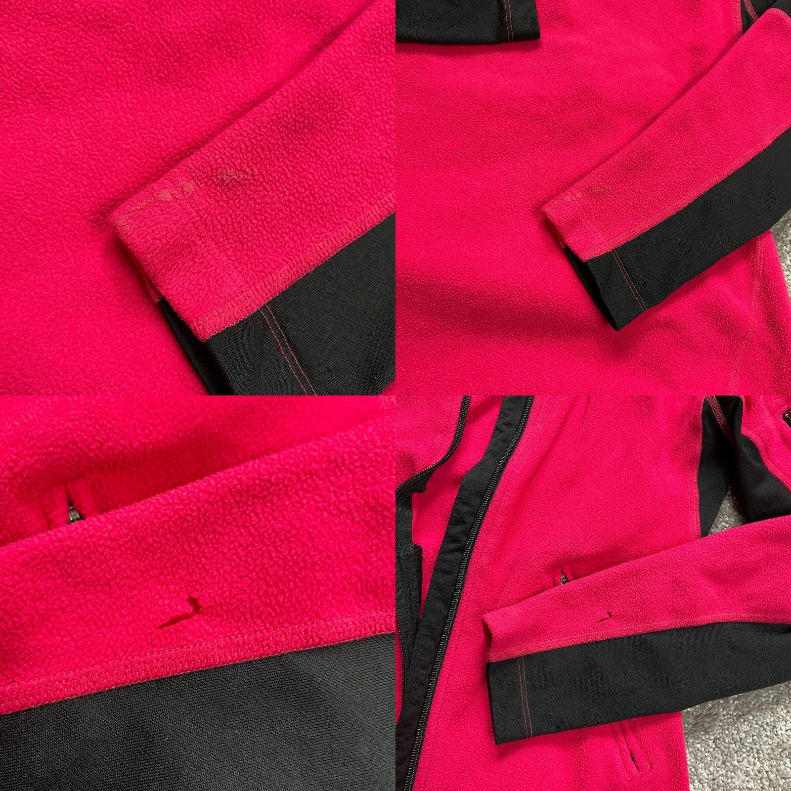 Under Armour Under Armour Fleece Jacket Womens XS Red Black Full Zip Pocket High Neck Outdoor Size M / US 6-8 / IT 42-44 - 9 Thumbnail