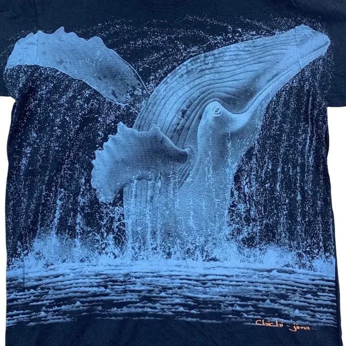 Vintage Vintage 90’ BONIN ISLAND CHICHIJIMA Humpback Tee Shirt Size US M / EU 48-50 / 2 - 4 Thumbnail