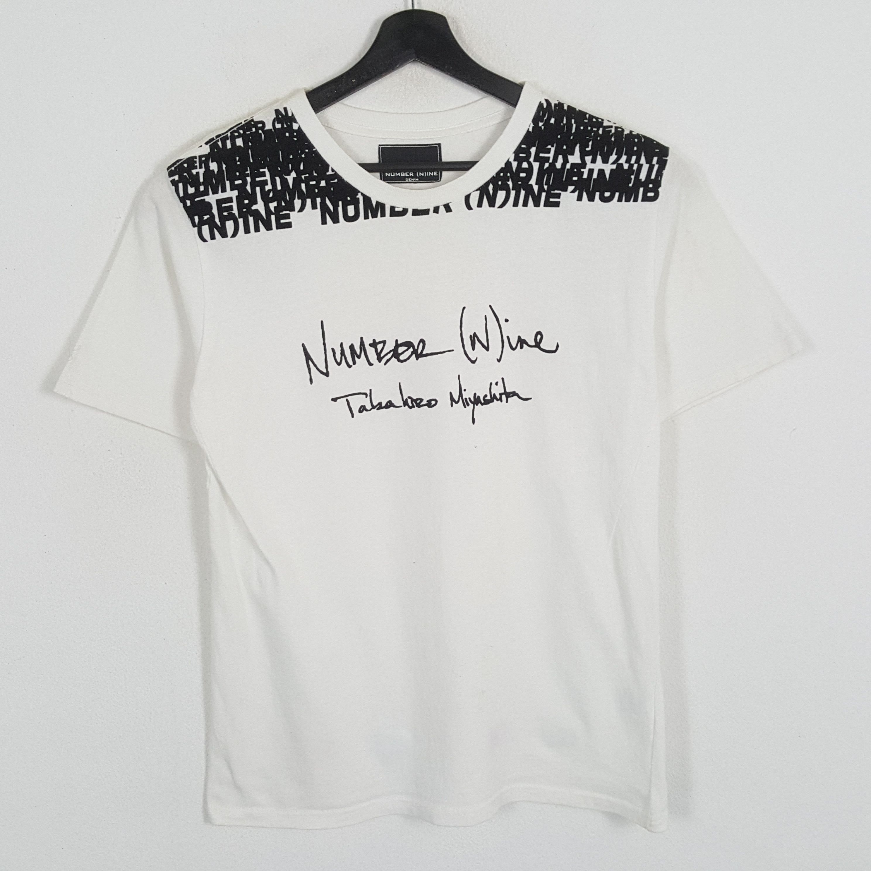 Japanese Brand × Number (N)ine × Vintage NUMBER (N)INE Japanese Brand Streetwear Custom Art Tshirt Size US M / EU 48-50 / 2 - 1 Thumbnail