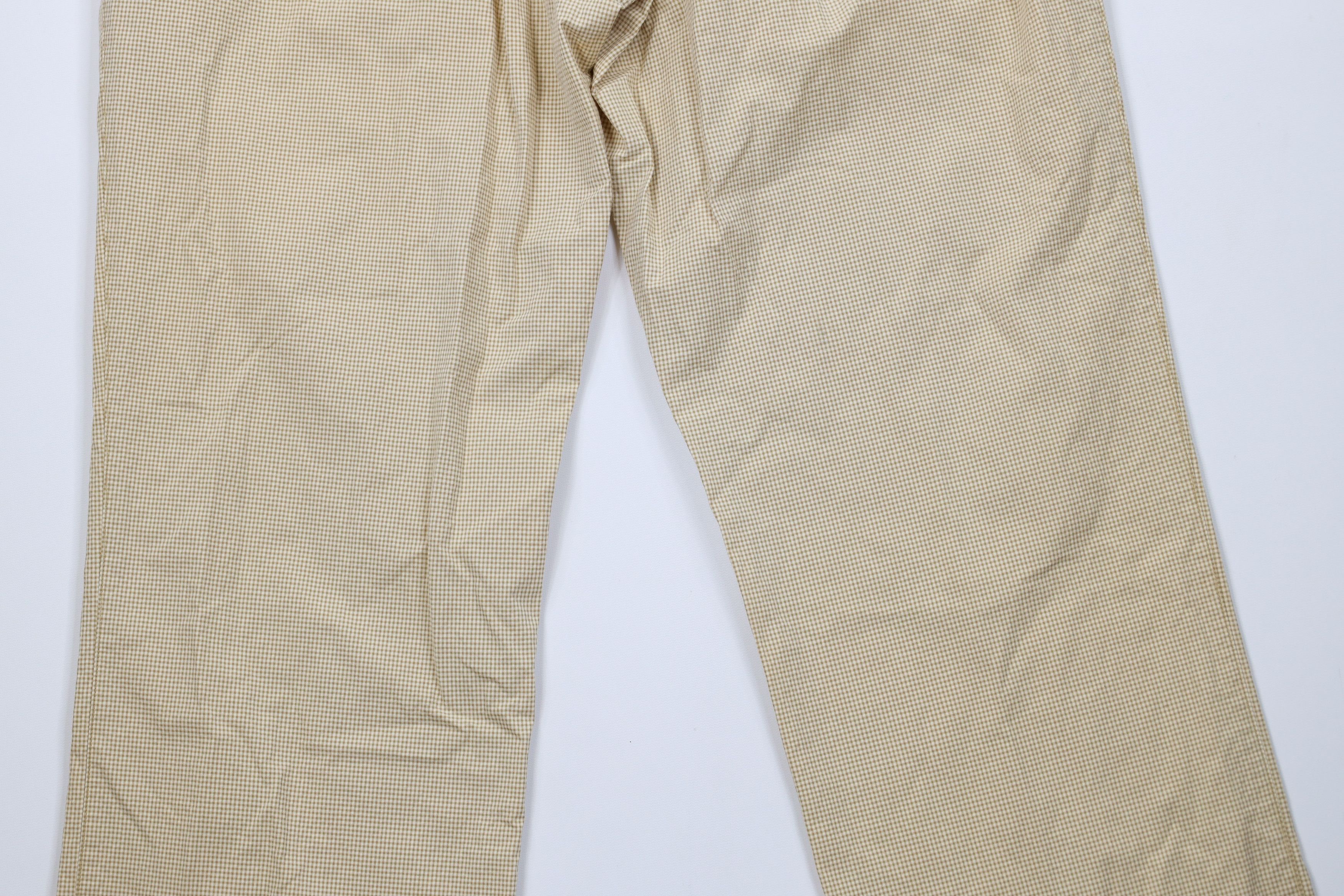 Vintage Vintage 90s Streetwear Wide Leg Chino Pants Beige Plaid Size US 36 / EU 52 - 11 Thumbnail
