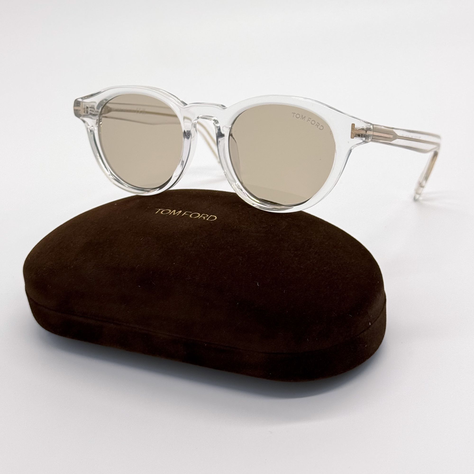 Tom Ford NEW TOM FORD SUNGLASSES TF1123-D 26E TRANSPARENT WOMEN Size ONE SIZE - 1 Thumbnail