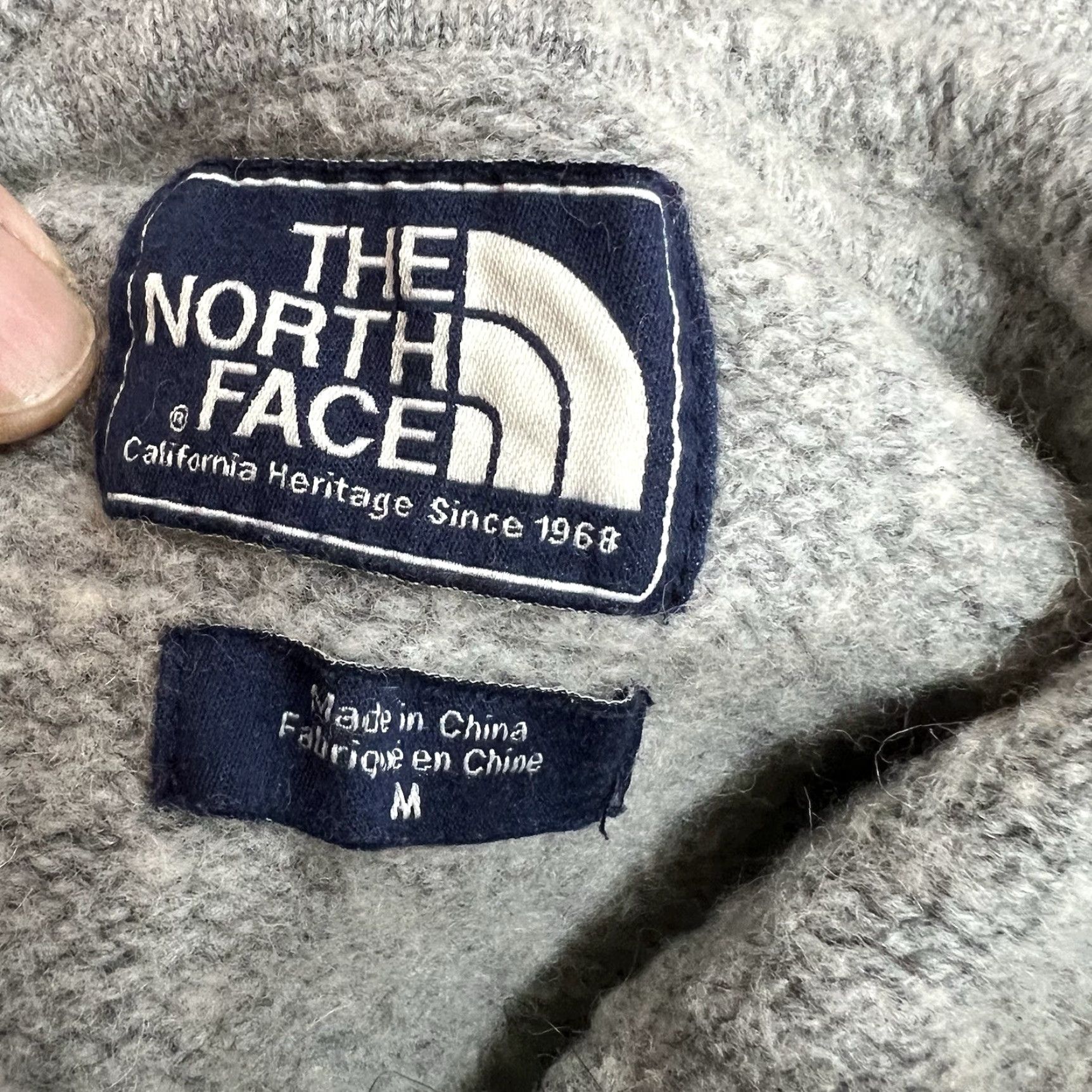 The North Face The North Face Wool Blend Full Zip Hooded Sweater Women M Gray Size M / US 6-8 / IT 42-44 - 6 Thumbnail