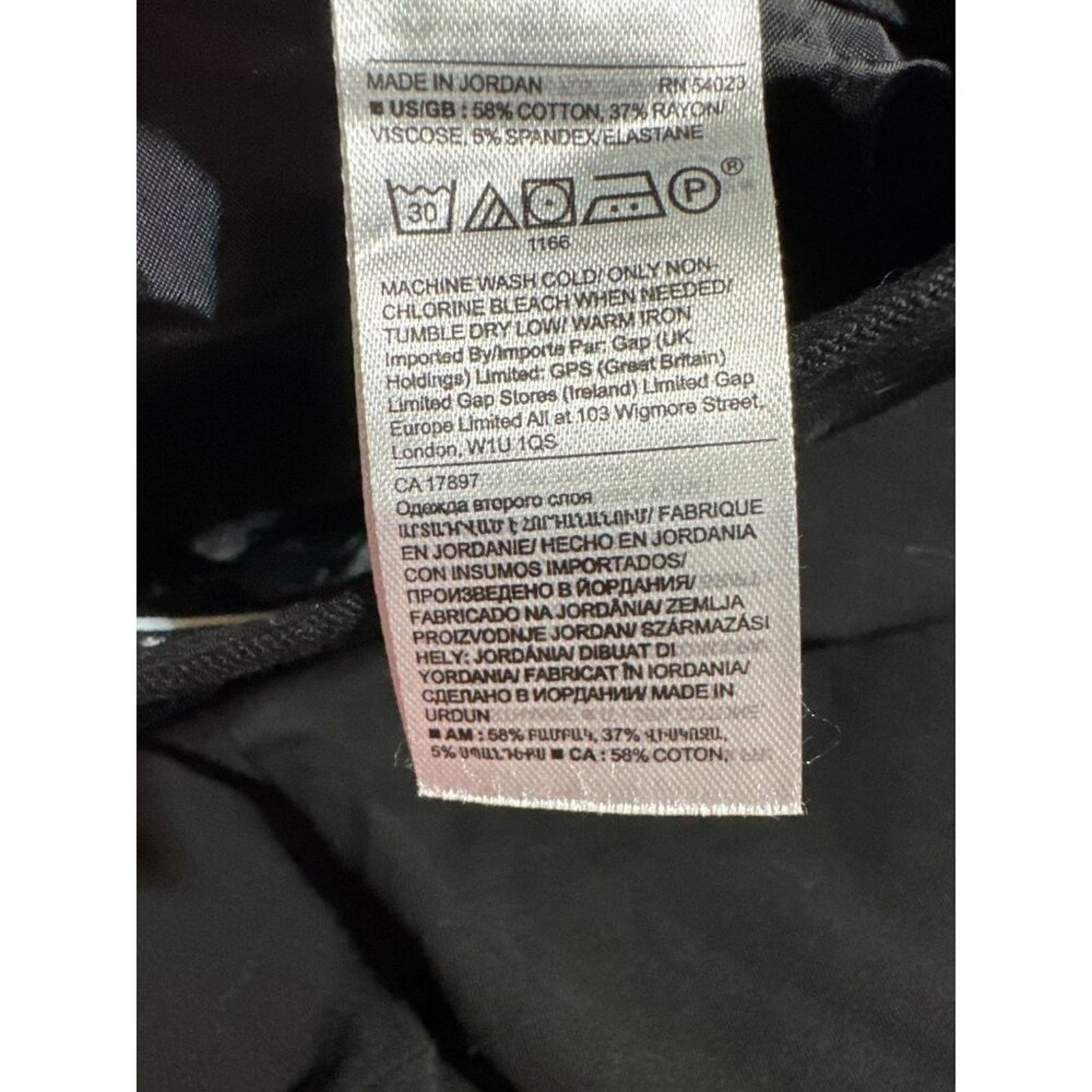 Banana Republic Banana Republic Sloan Classic Black Trouser Women's Size 12 Size 32" / US 10 / IT 46 - 4 Thumbnail