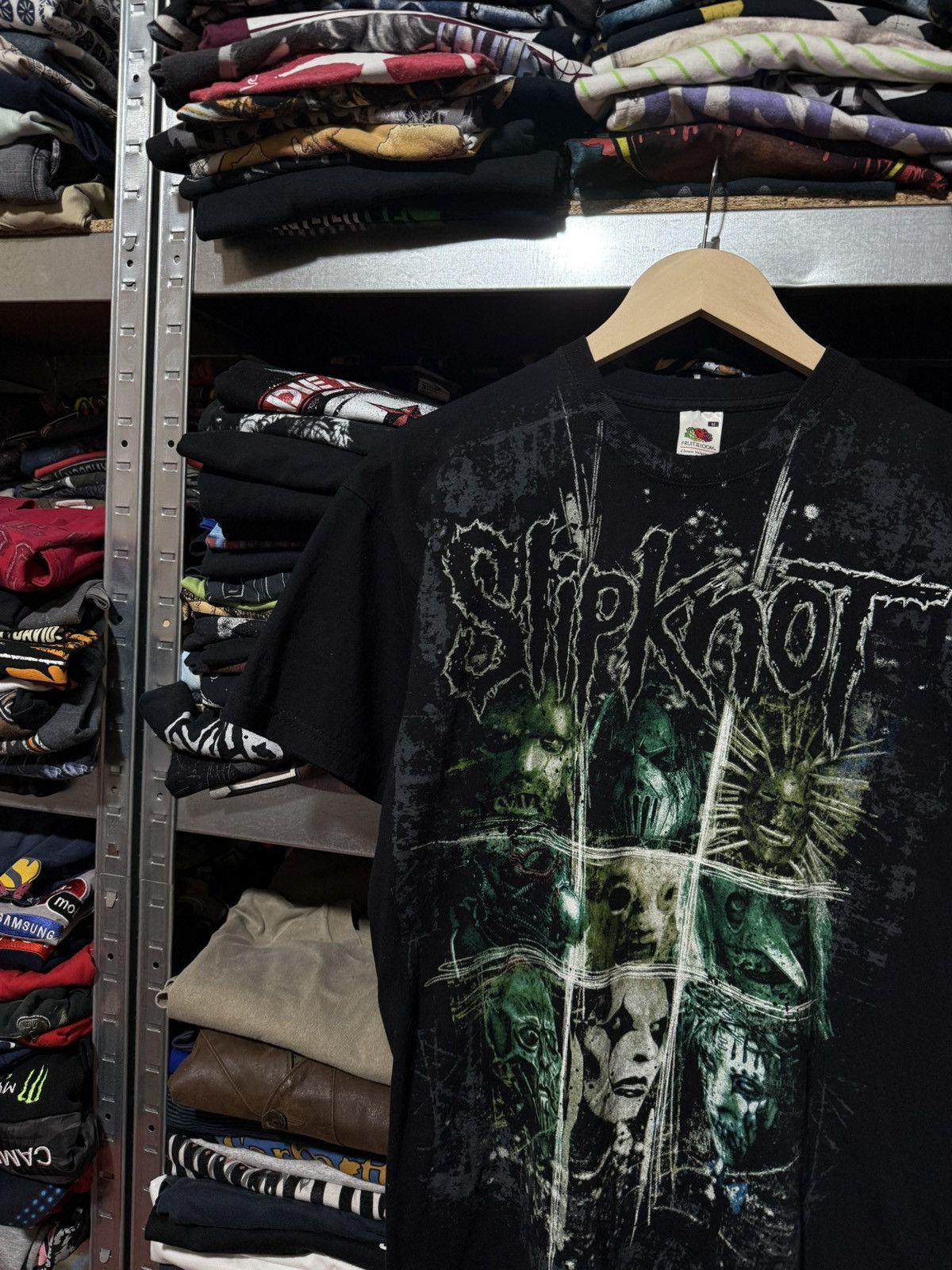 Vintage Vintage 2008 Slipknot AOP Metal Rock Band T-Shirt Y2K Hype Size US M / EU 48-50 / 2 - 3 Thumbnail