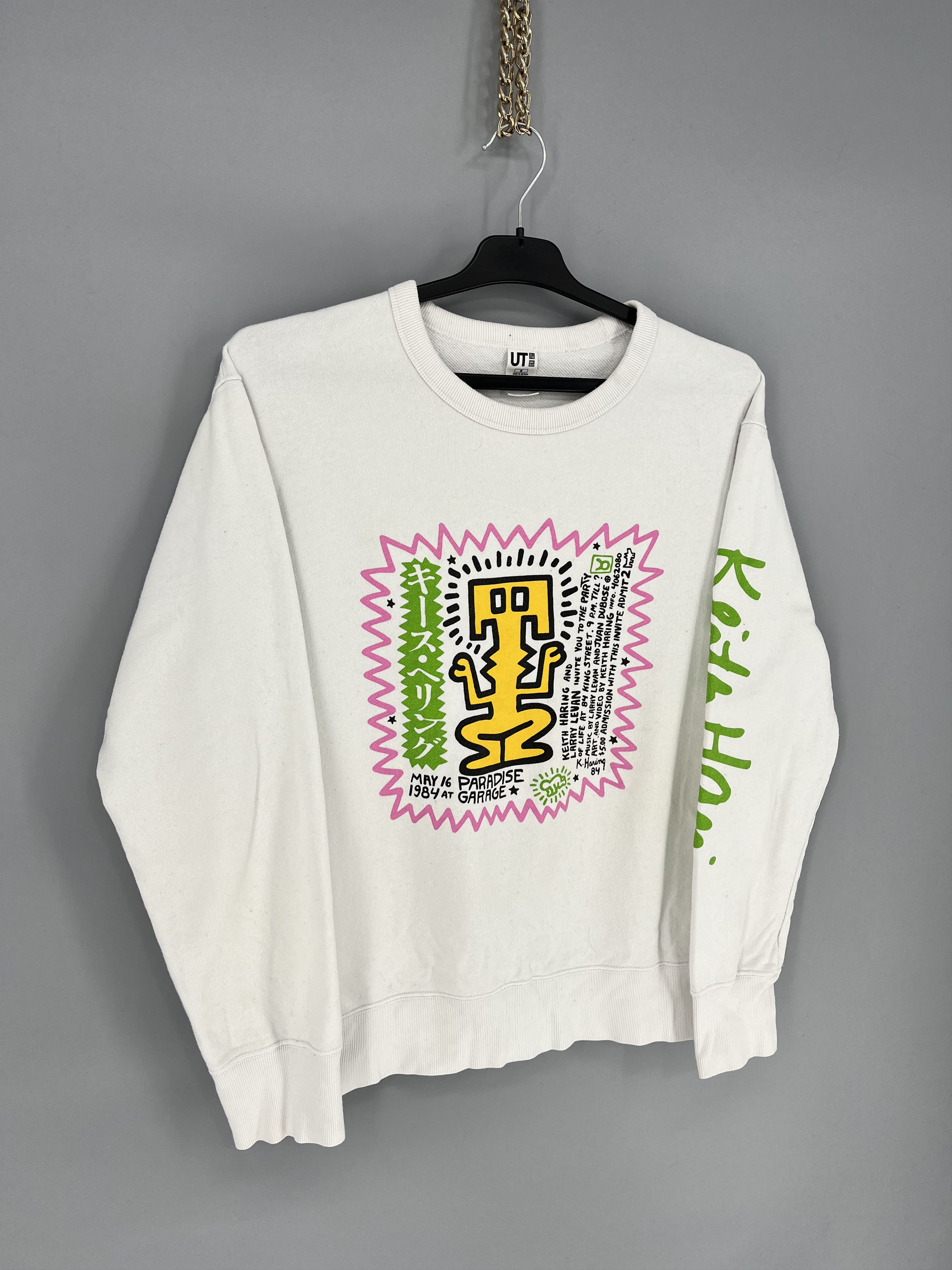 Keith Haring Uniqlo Keith Haring Sweatshirt Crewneck Paradise Garage Size US M / EU 48-50 / 2 - 2 Thumbnail