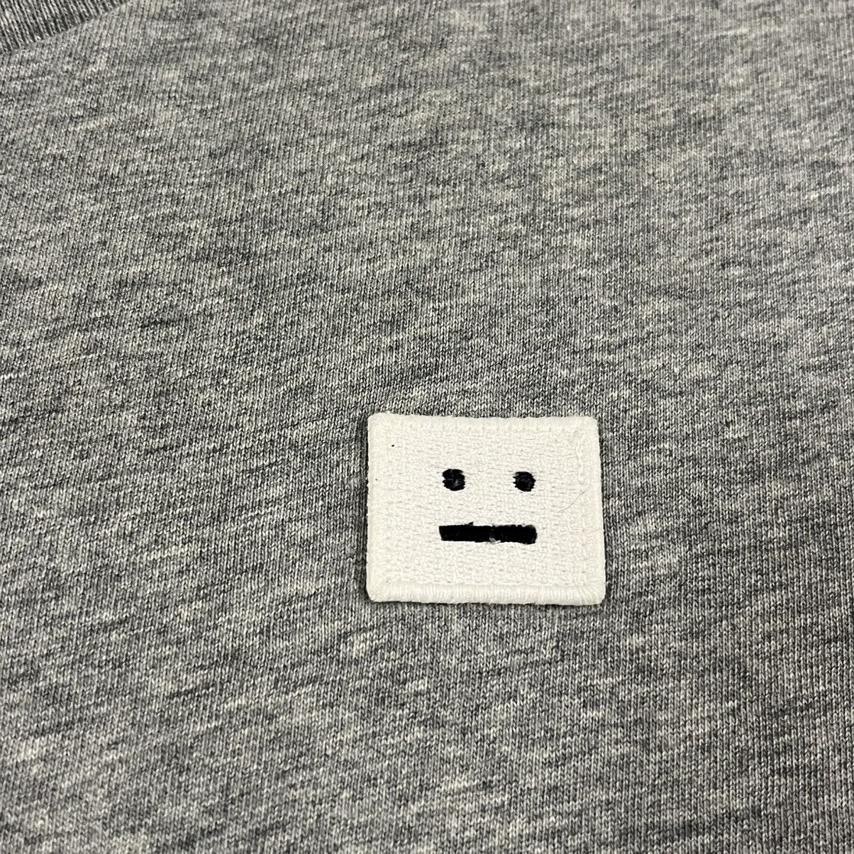 Acne Studios Grey Acne Studios cotton tee t-shirt with white logo Size S / US 4 / IT 40 - 5 Thumbnail