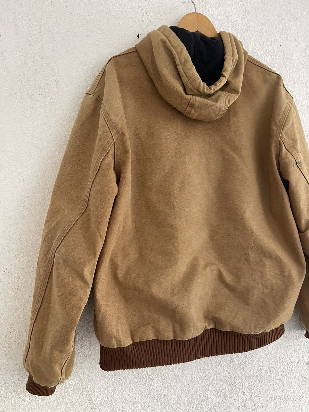 Carhartt Carhartt Active Jacket Hooded Brown Canvas Size US L / EU 52-54 / 3 - 11 Thumbnail
