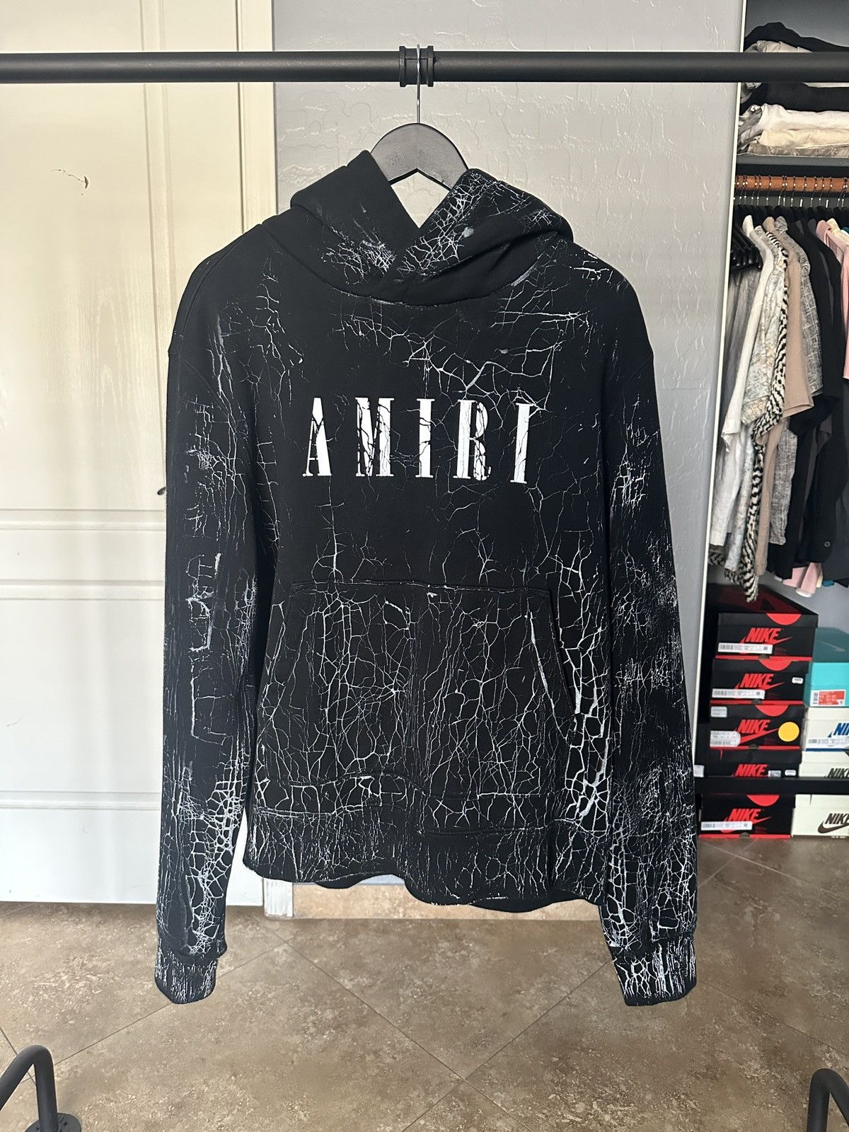 Amiri Amiri Cracked Dye Hoodie Size US L / EU 52-54 / 3 - 3 Thumbnail