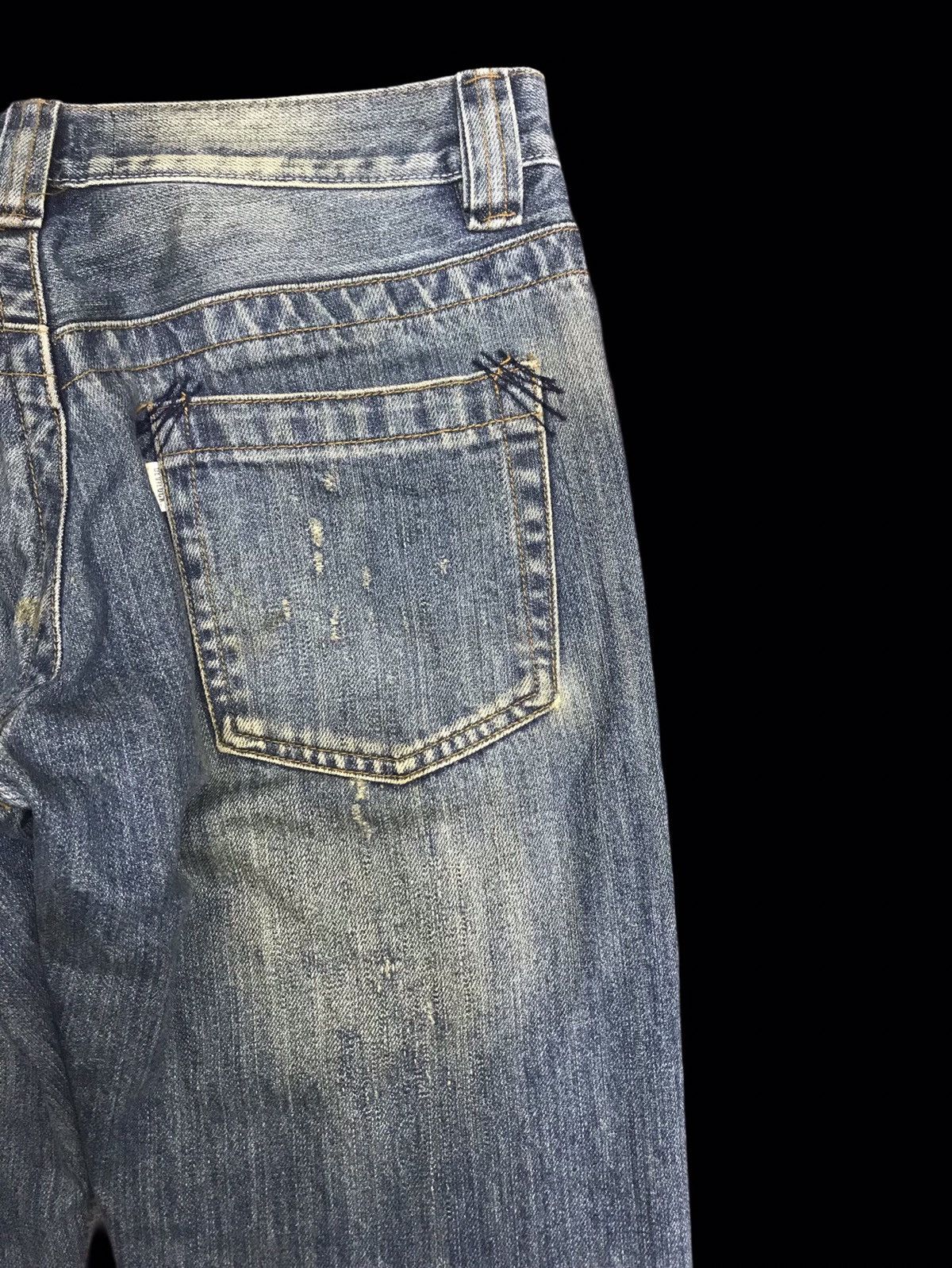 Devilock × Japanese Brand 💥90s Style💥DEVILOCK DISTRESSED DENIM F322 Size US 31 - 9 Thumbnail