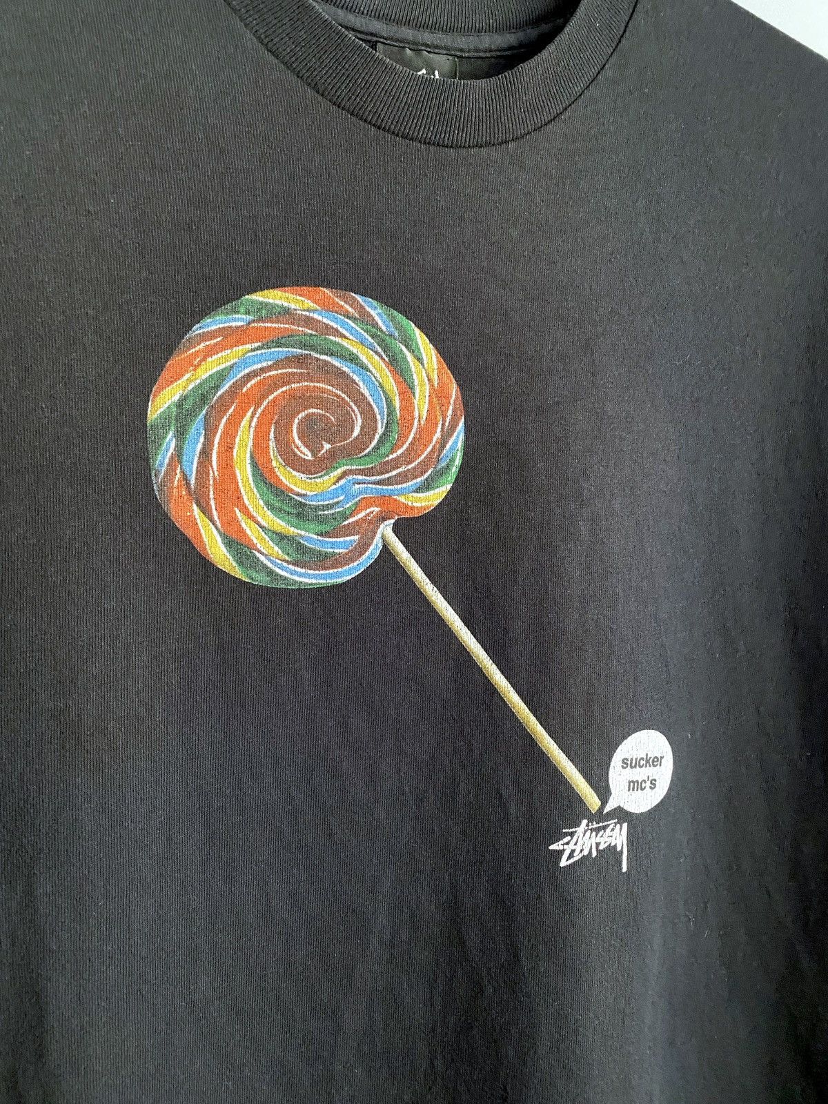 Stussy × Vintage Stussy Vintage T-Shirt RUN D.M.C. Sucker MC's Lollipop Print Size US M / EU 48-50 / 2 - 4 Thumbnail
