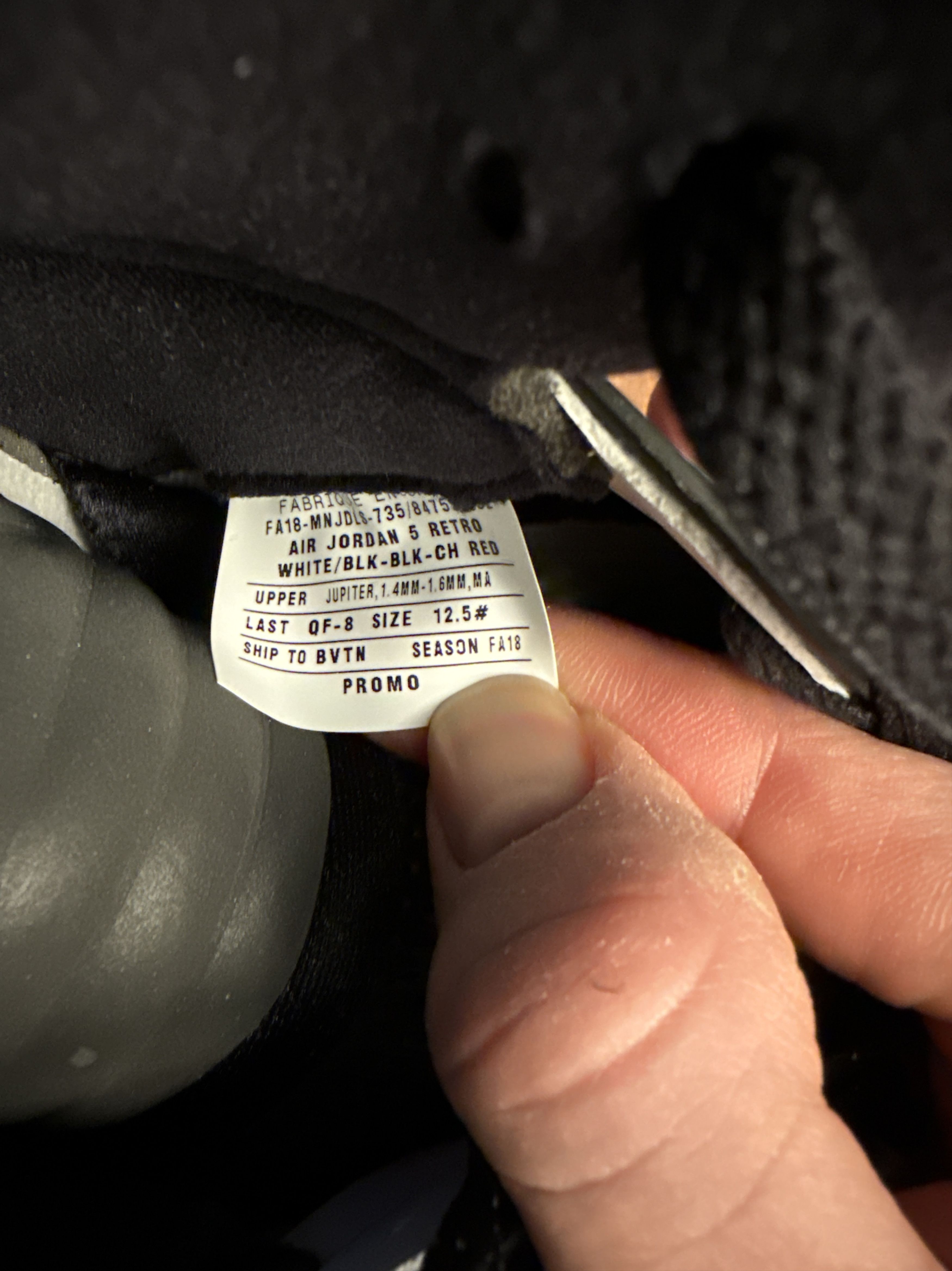 Jordan Brand Friends and Family PSG Jordan 5 Size US 12.5 / EU 45-46 - 14 Thumbnail