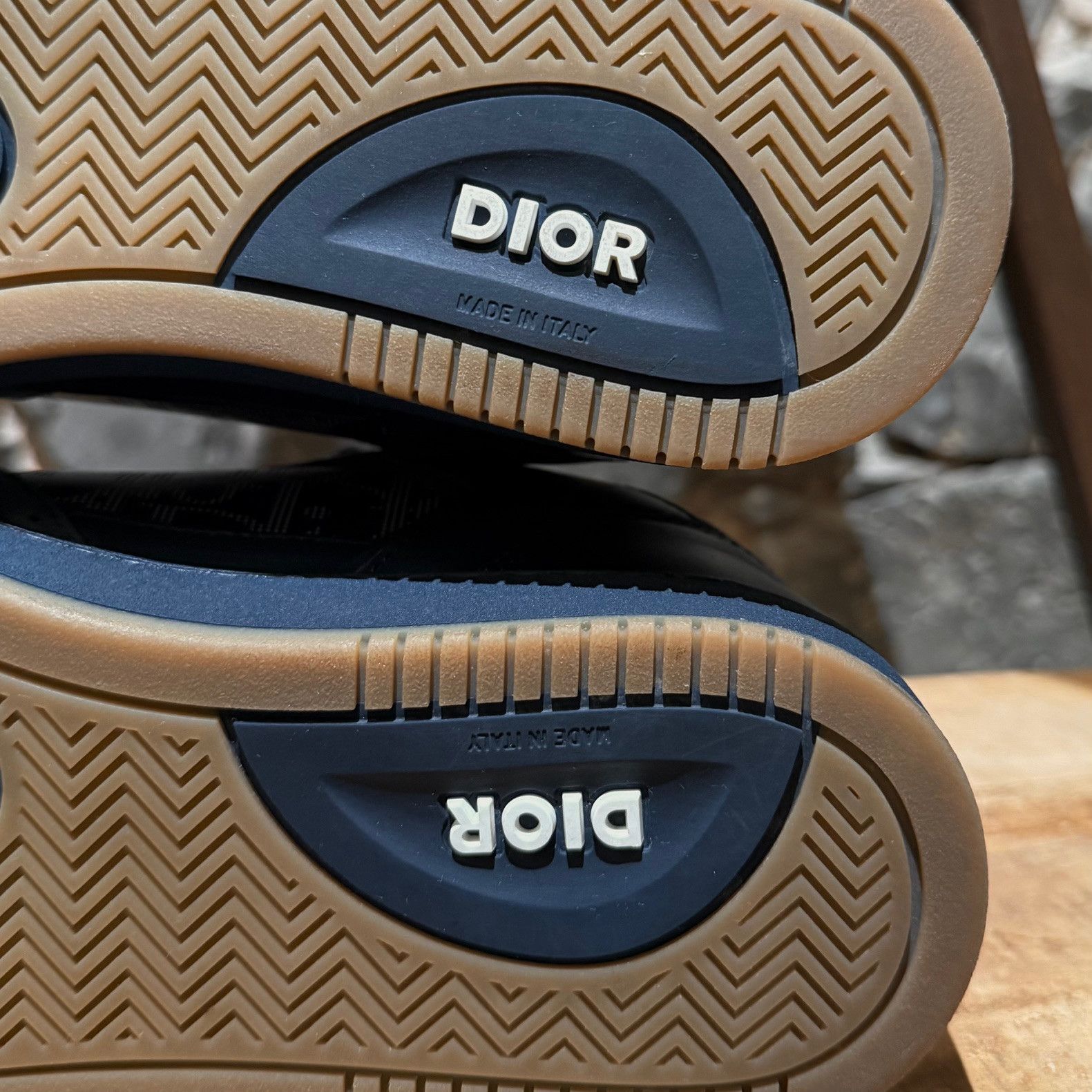 Dior Dior B27 Blue Galaxy Oblique Low-top Sneakers Size US 7 / EU 40 - 9 Thumbnail