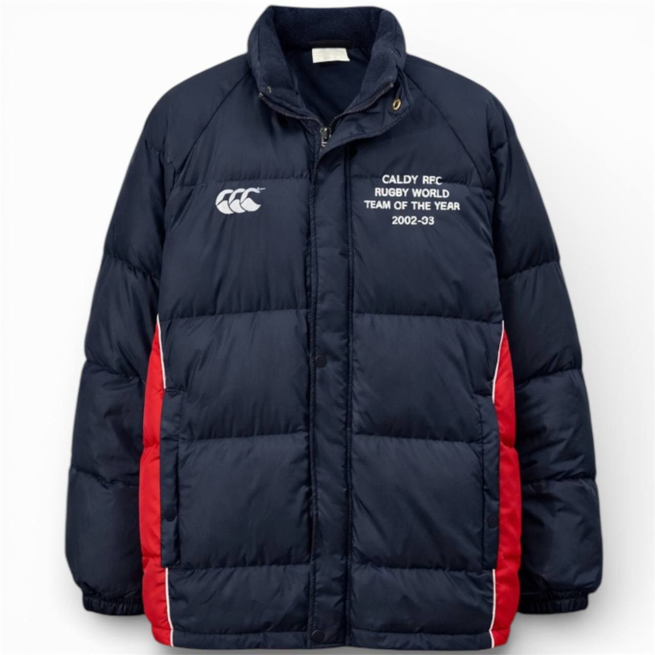 Canterbury of New Zealand 2002/03 CALDY RFC WORLD TEAM OF THE YEAR RUGBY PUFFER JACKET Size US XXL / EU 58 / 5 - 1 Thumbnail