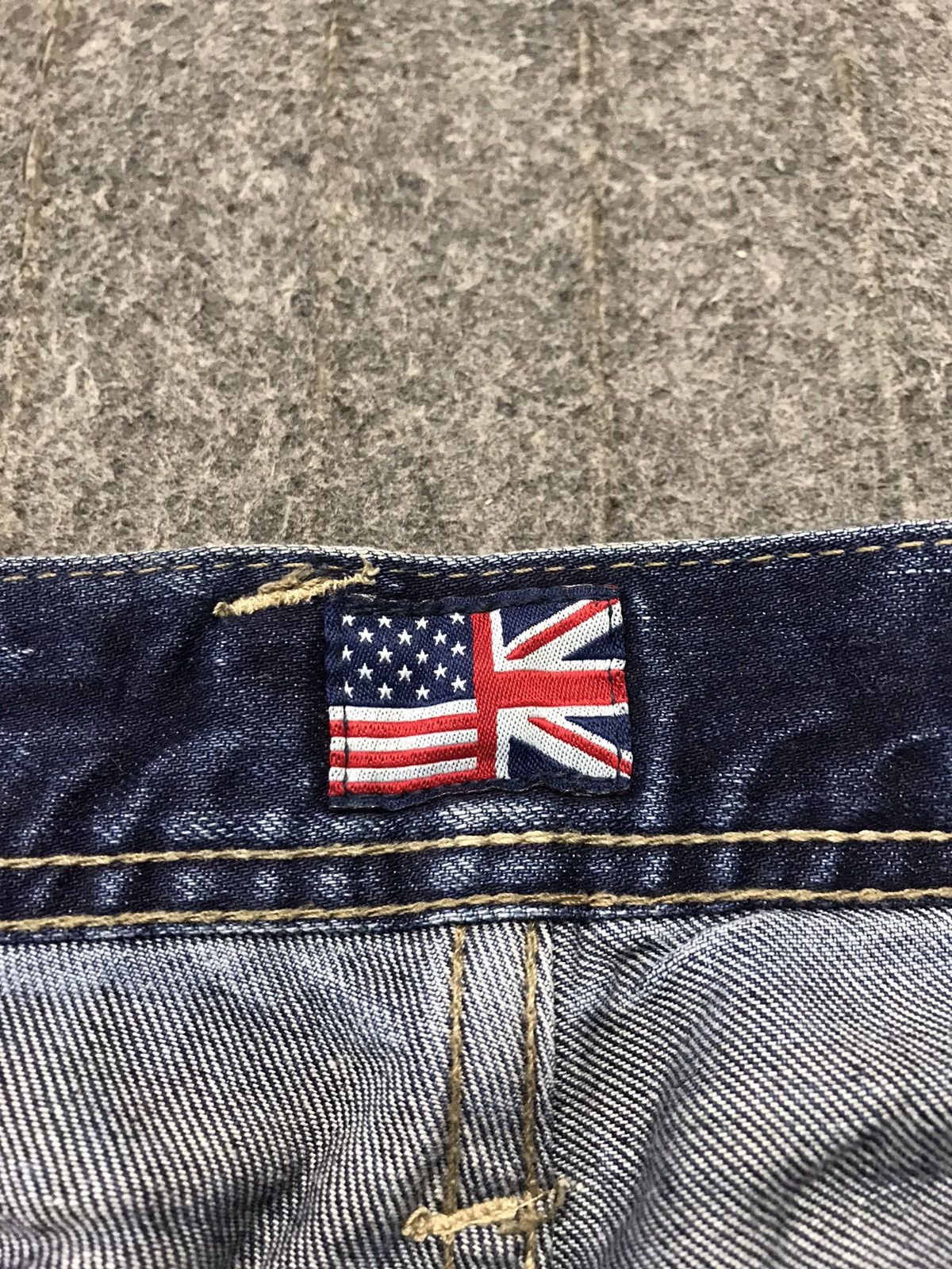 Japanese Brand Hype 90s Lyric Whisker Indigo Denim Straight Cut Size US 33 - 8 Thumbnail