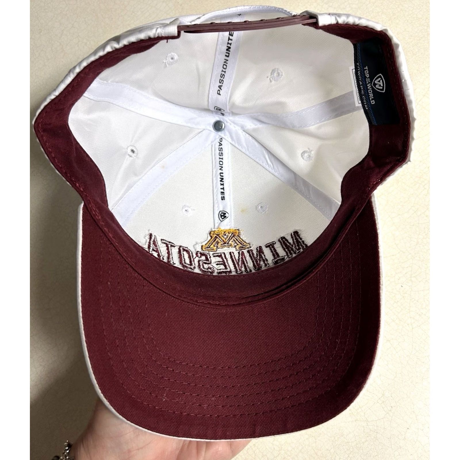 Vintage VINTAGE Minnesota Golden Gophers Snapback Hat Cap Top Of The World Embroidered Size US M / EU 48-50 / 2 - 6 Thumbnail