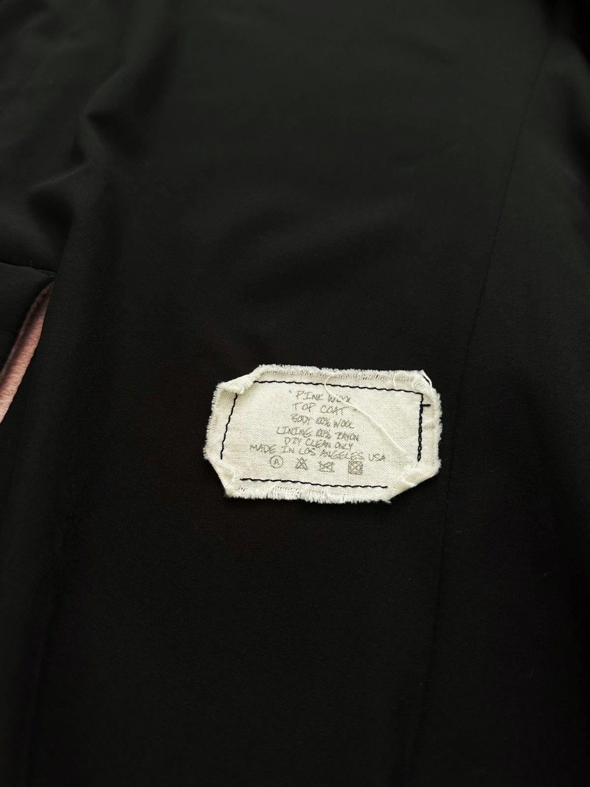 Greg Lauren Sz2 $3000 Pink Wool Top Long Coat Size US M / EU 48-50 / 2 - 7 Thumbnail