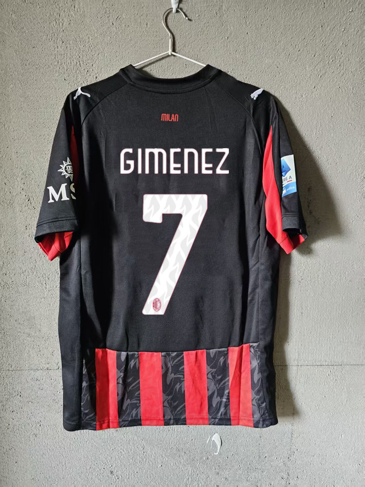 Other 25 26 AC Milan 7 Gimenez Jersey Size US L / EU 52-54 / 3 - 1 Thumbnail