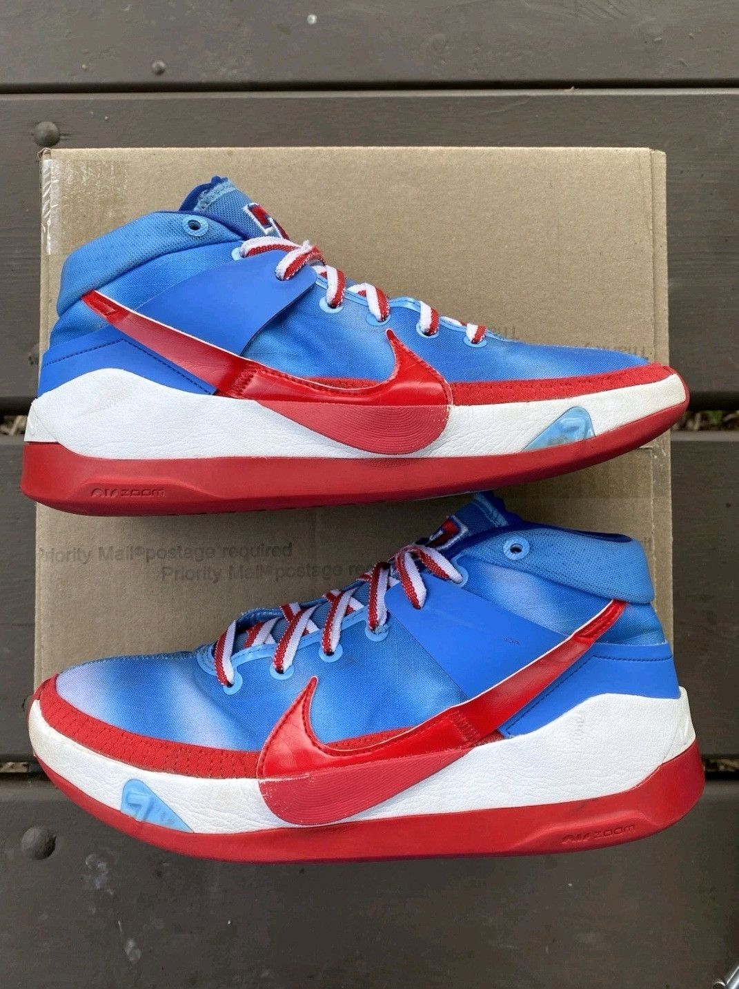 Nike Nike KD 13 New Jersey Nets Hardwood Classics Size 8 Men Size US 8 / EU 41 - 3 Thumbnail