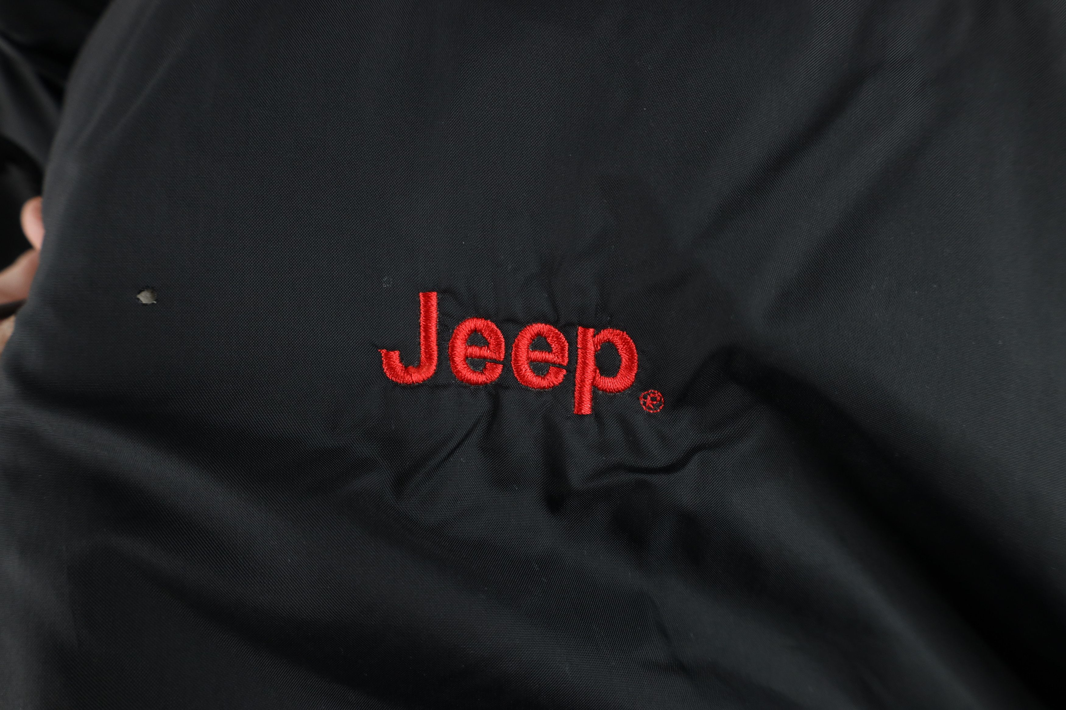Vintage Vintage 90s Y2K Jeep Motor Co Spell Out Lined Hooded Jacket Size US XXL / EU 58 / 5 - 5 Thumbnail
