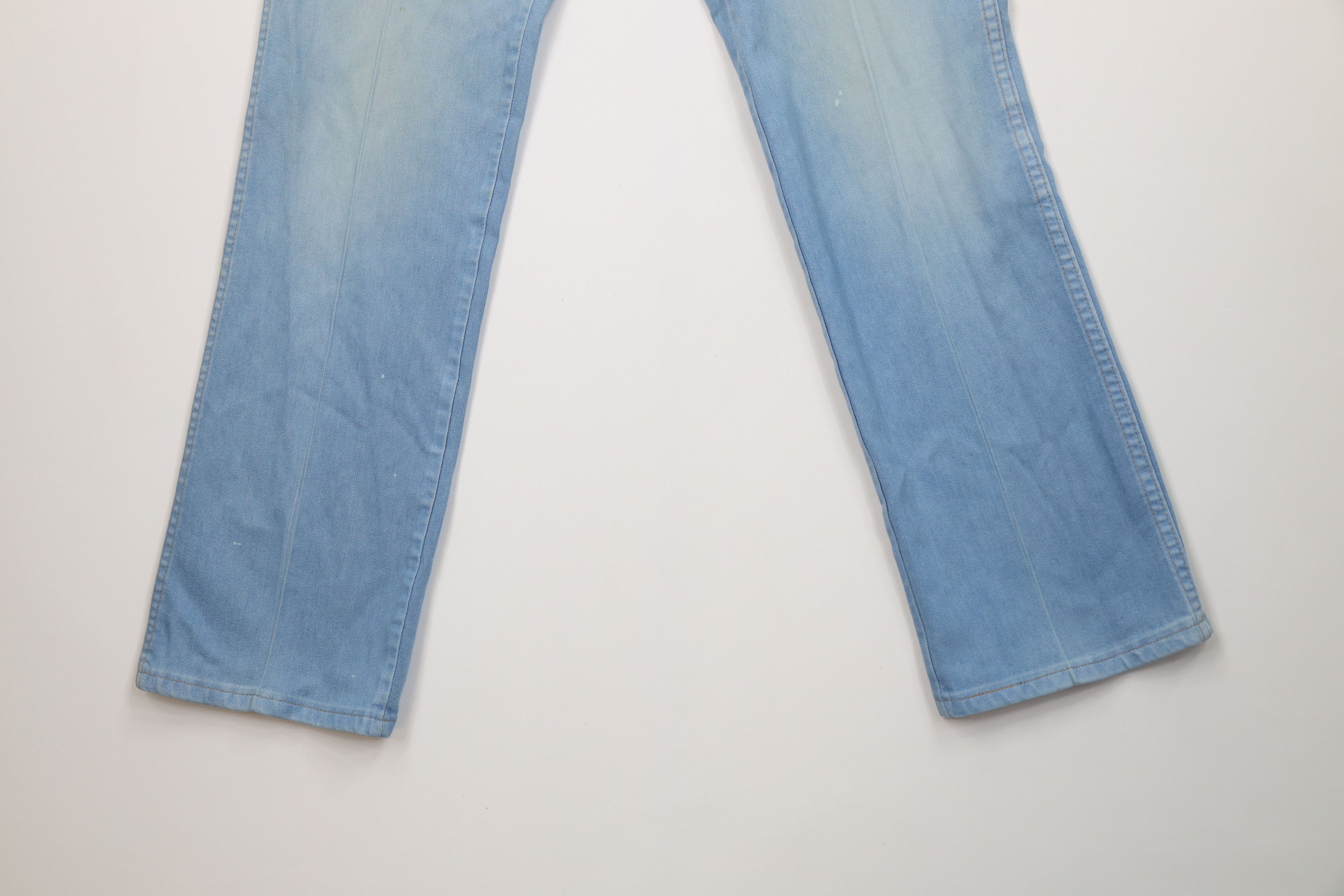 Vintage Vintage 70s Streetwear Flared Bootcut Denim Jeans Blue USA Size US 30 / EU 46 - 4 Thumbnail