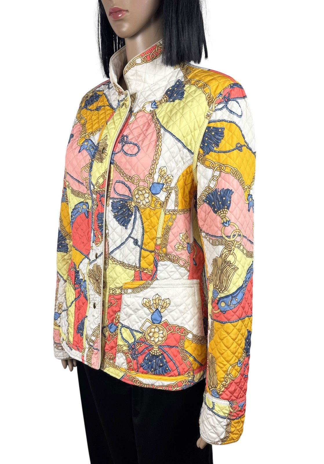 Other J.N.C. Italy Quilted Printed Jacket Reversible size S Size S / US 4 / IT 40 - 7 Thumbnail