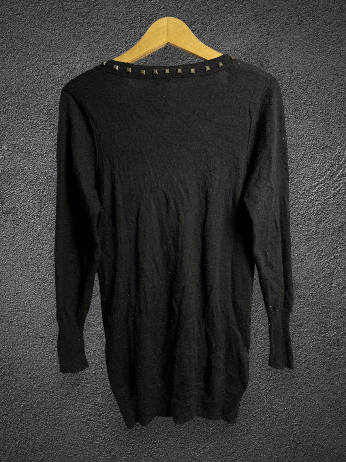 Hysteric Glamour × If Six Was Nine × Japanese Brand Studded Distressed Cardigan Jeanasis Size US M / EU 48-50 / 2 - 2 Thumbnail