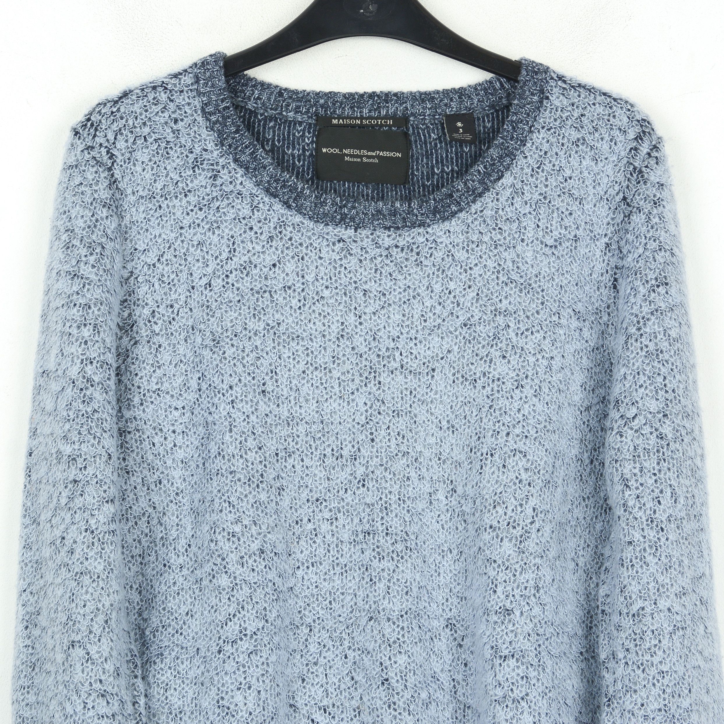 Maison Scotch MAISON SCOTCH Women 3 Wool Blend Pullover Sweater Jumper Size M / US 6-8 / IT 42-44 - 2 Thumbnail