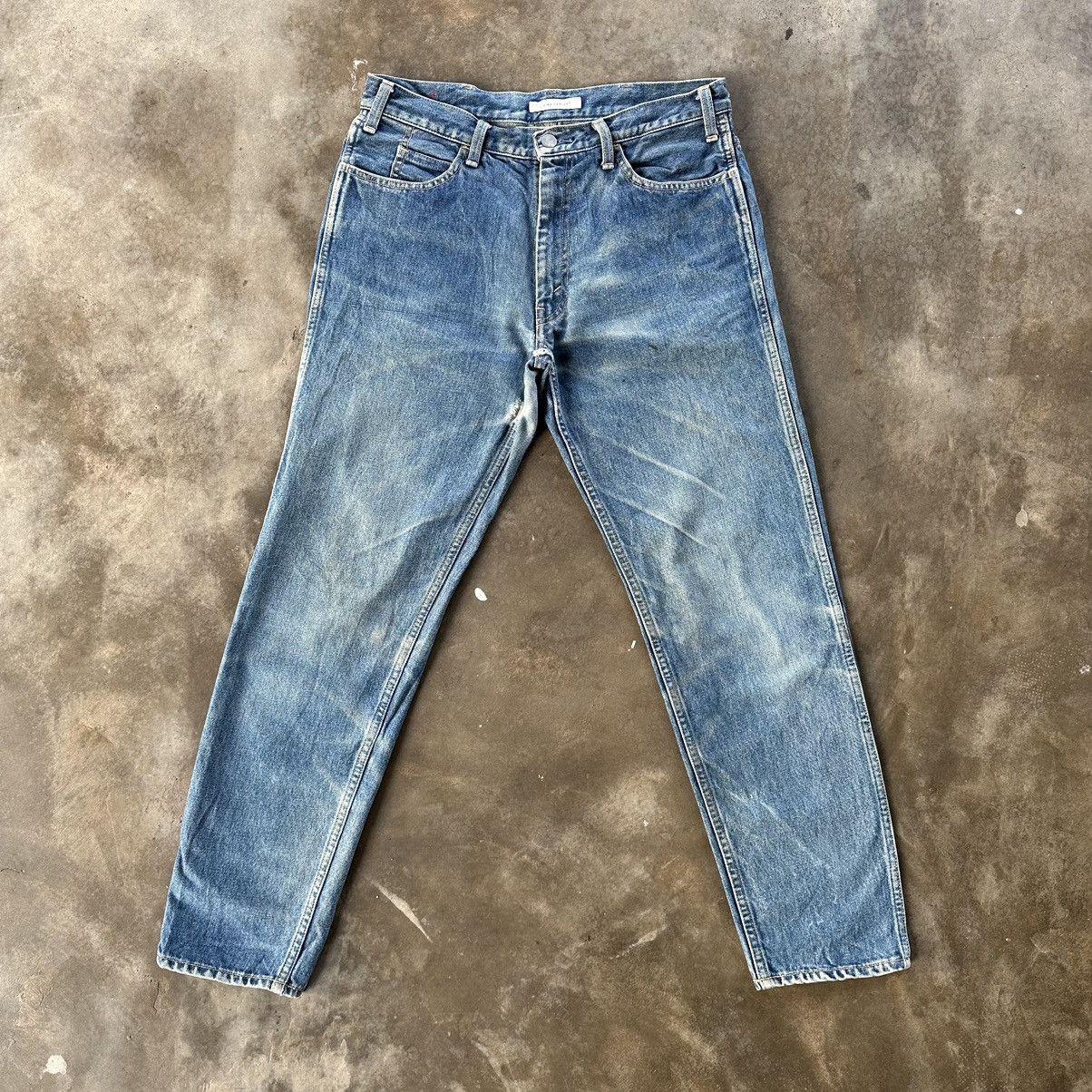 Japanese Brand Vintage Living Concept Japanese Talon Faded Jean Distressed Size US 31 - 1 Thumbnail