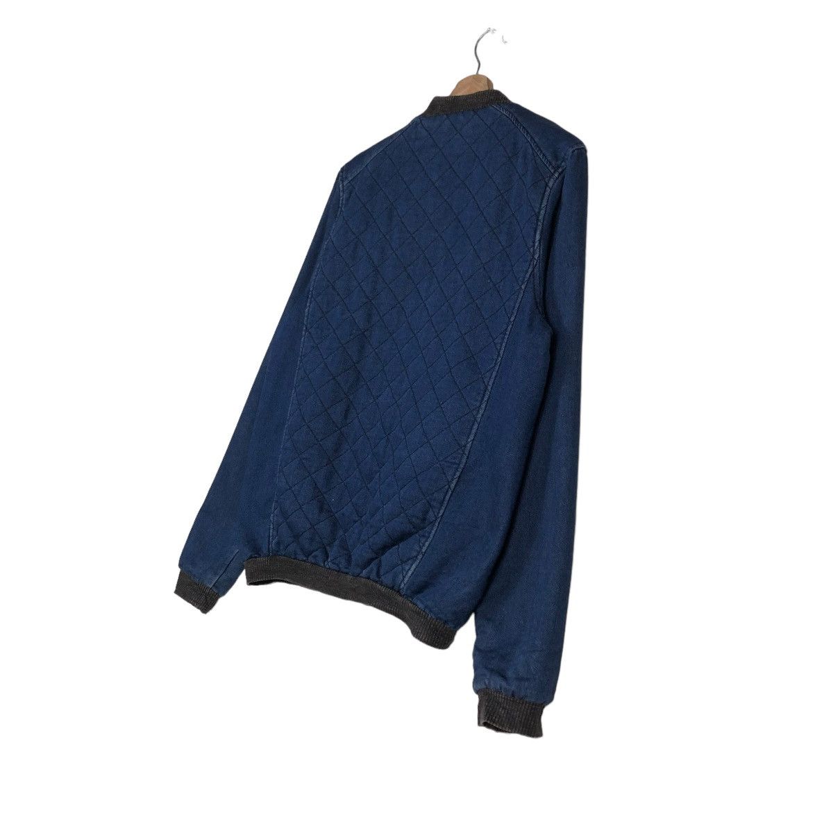 Japanese Brand 🔥VINTAGE DENIM BOMBER JACKET THE DAYZ TOKYO ISSEY MIYAKE Size US M / EU 48-50 / 2 - 10 Thumbnail