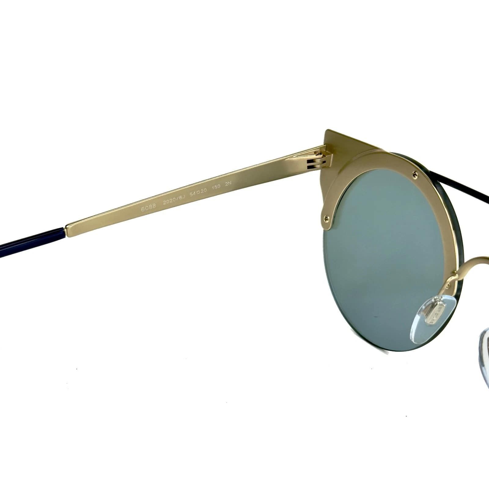 Bvlgari BVLGARI BV6088 SERPENTEYES 6088 Mirrored Round Sunglasses Size ONE SIZE - 6 Thumbnail
