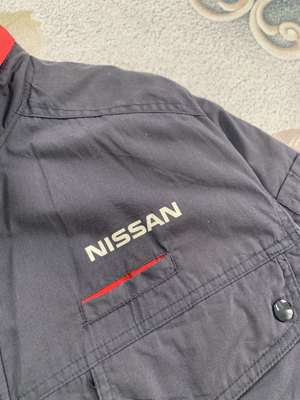 Japanese Brand × Vintage Vtg Sunfaded Nissan Jacket Size US L / EU 52-54 / 3 - 5 Thumbnail