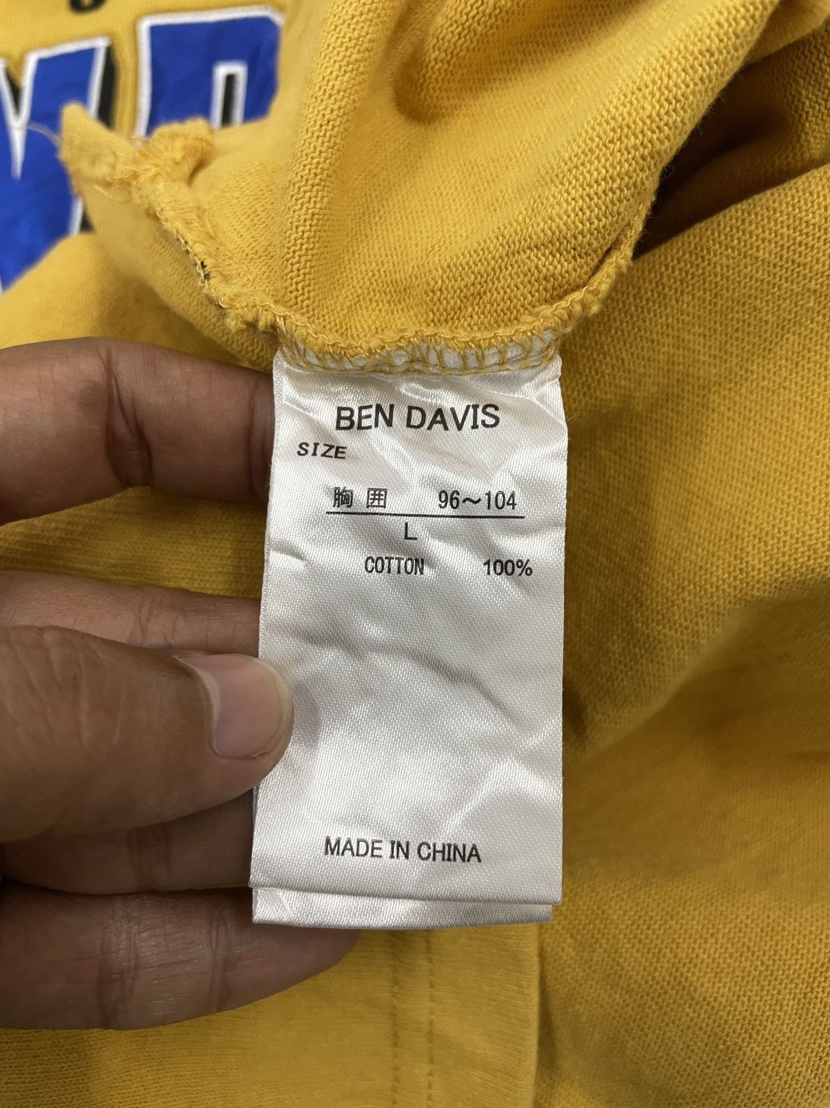 Ben Davis Nice Big Logo Ben Davis Oversized Tshirt Size US L / EU 52-54 / 3 - 13 Thumbnail